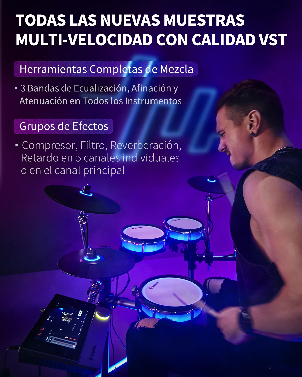 Donner BackBeat  Batería electrónica - Image 6
