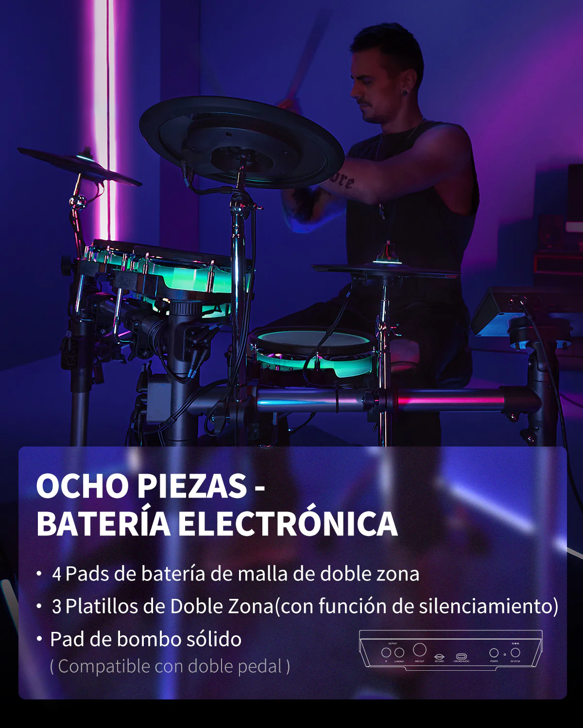 Donner BackBeat  Batería electrónica - Image 9