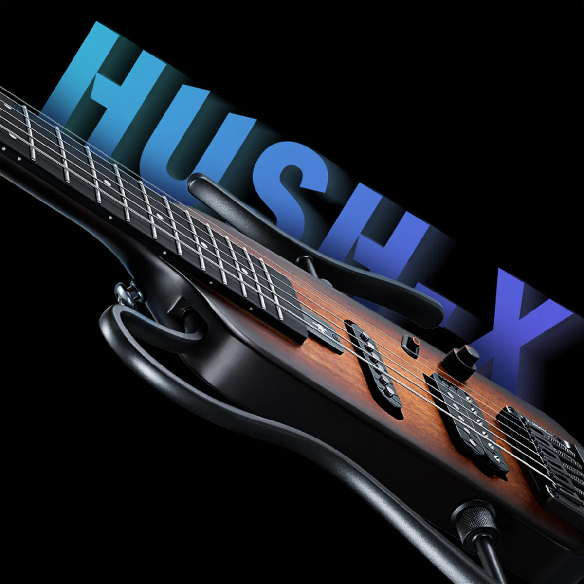 Donner HUSH X Guitarra eléctrica ultraligera sin cabeza - Image 30