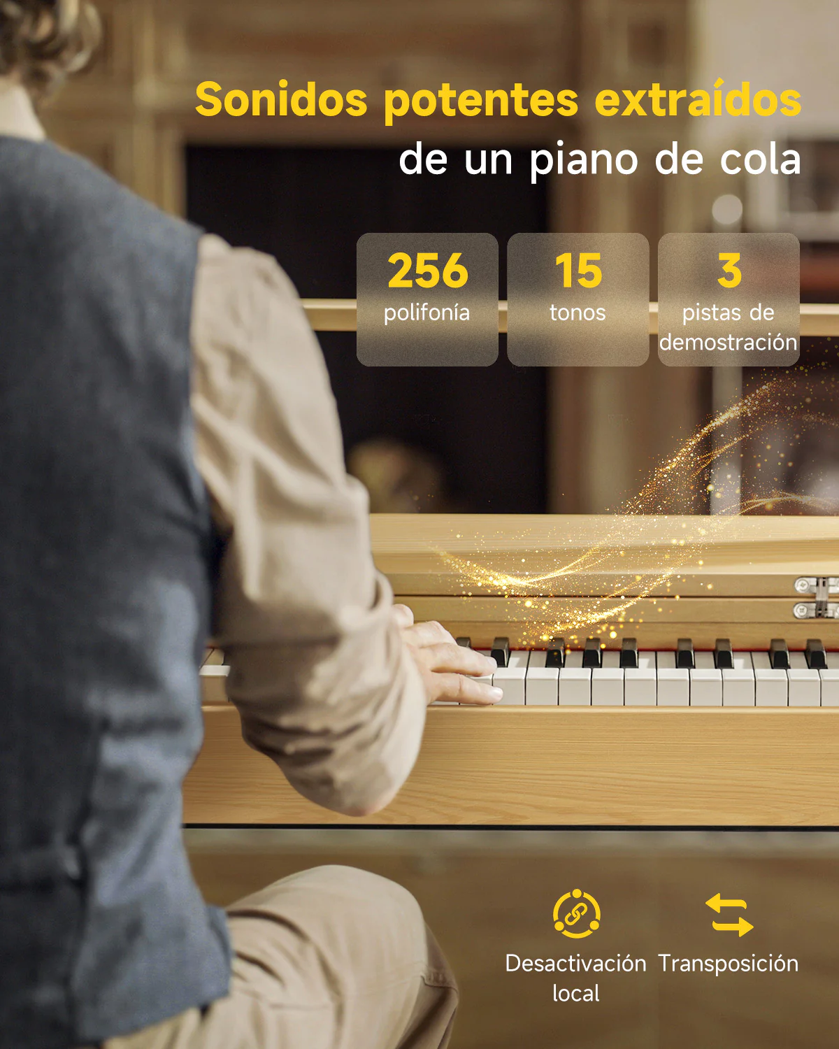 Donner OURA™ R300 Piano digital de estilo casero - Image 9