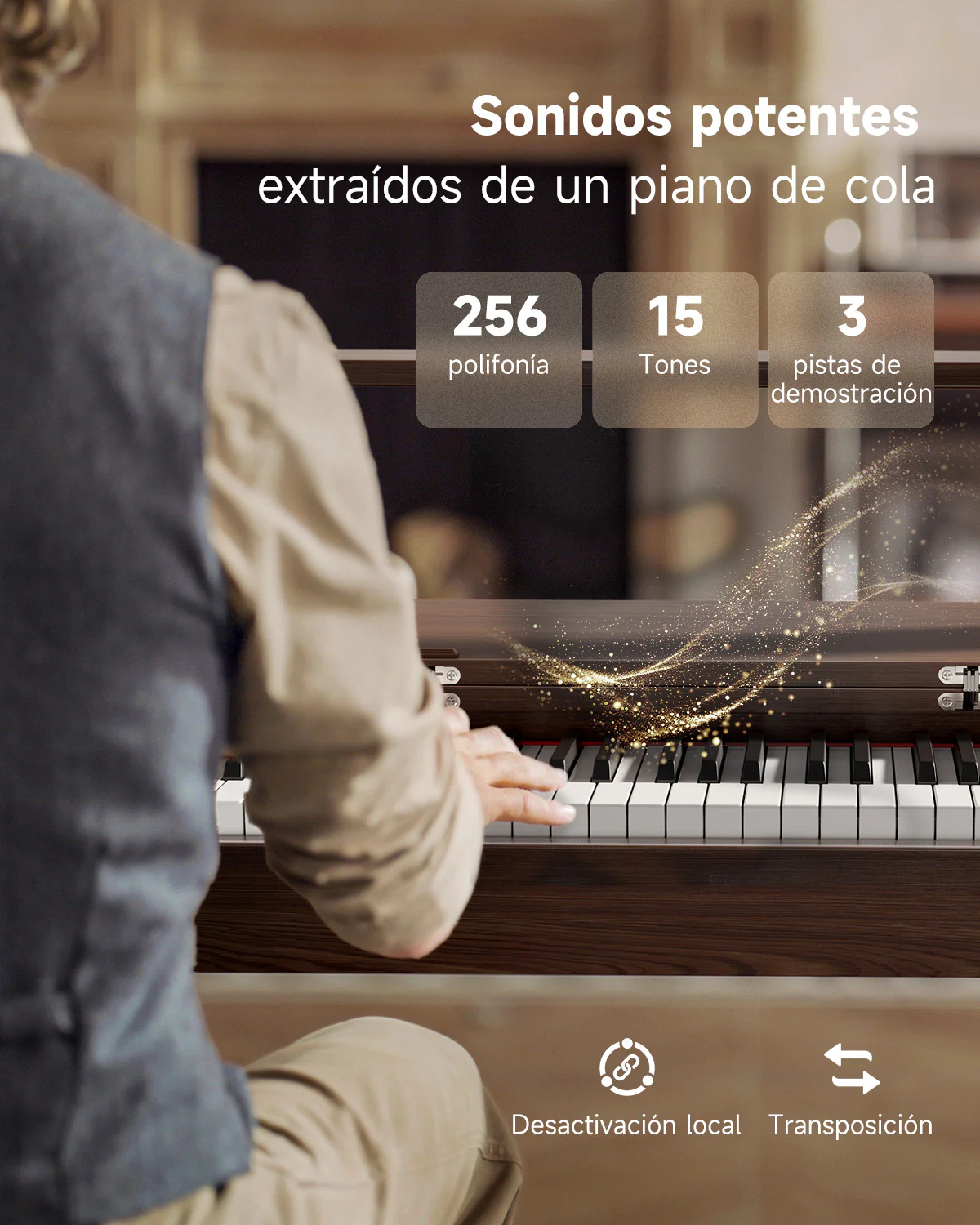 Donner OURA™ R300 Piano digital de estilo casero - Image 16