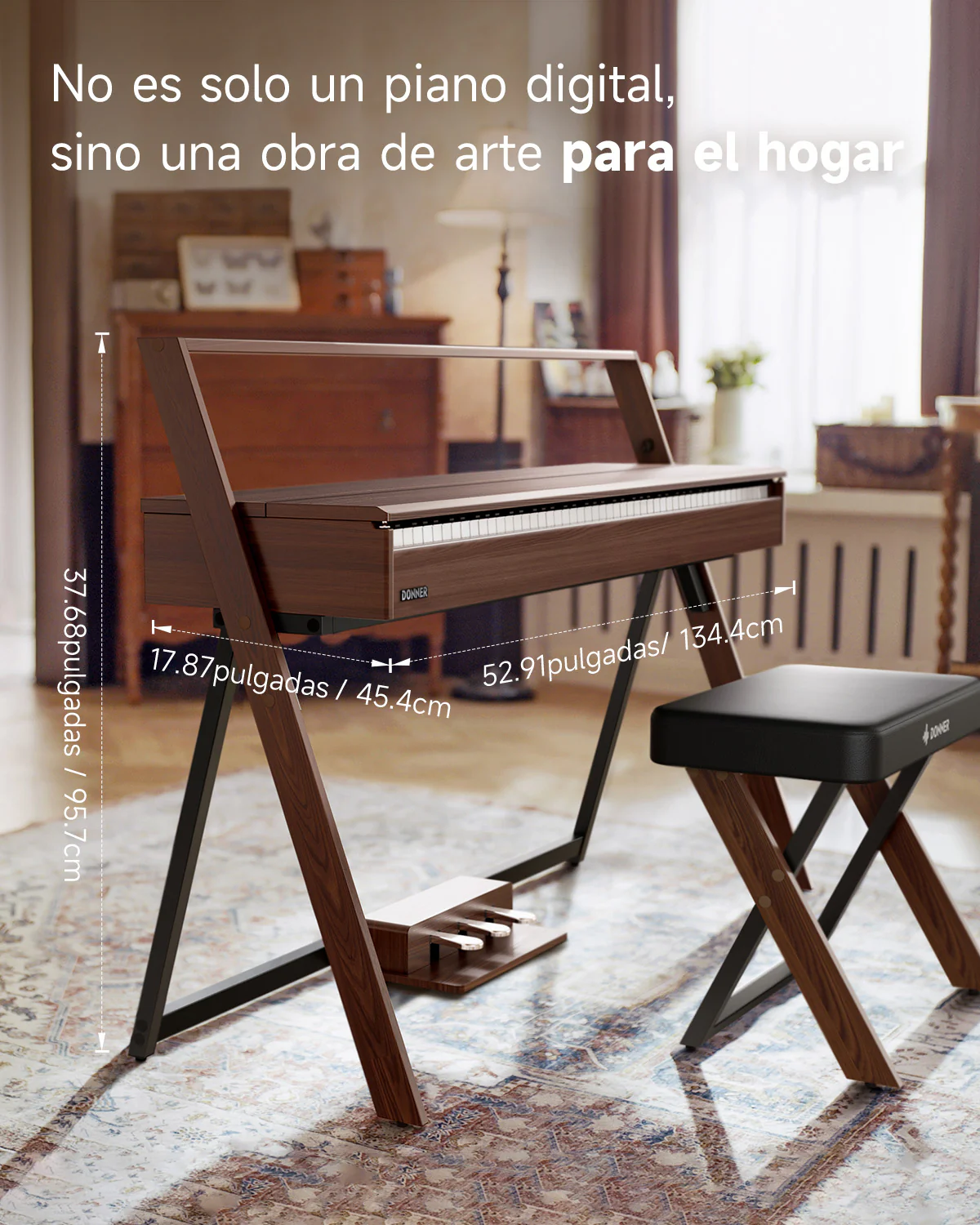 Donner OURA™ R300 Piano digital de estilo casero - Image 18