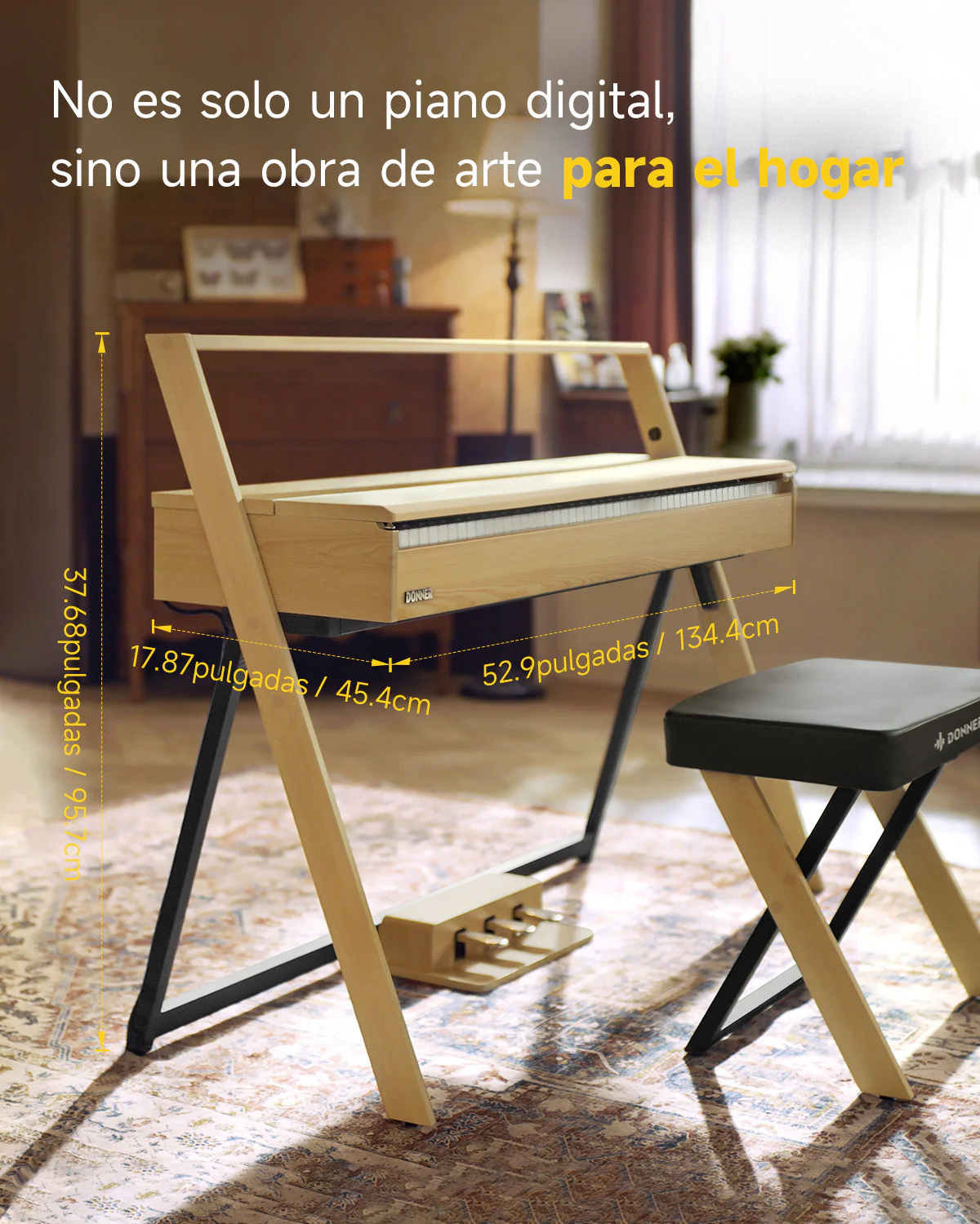 Donner OURA™ R300 Piano digital de estilo casero - Image 7
