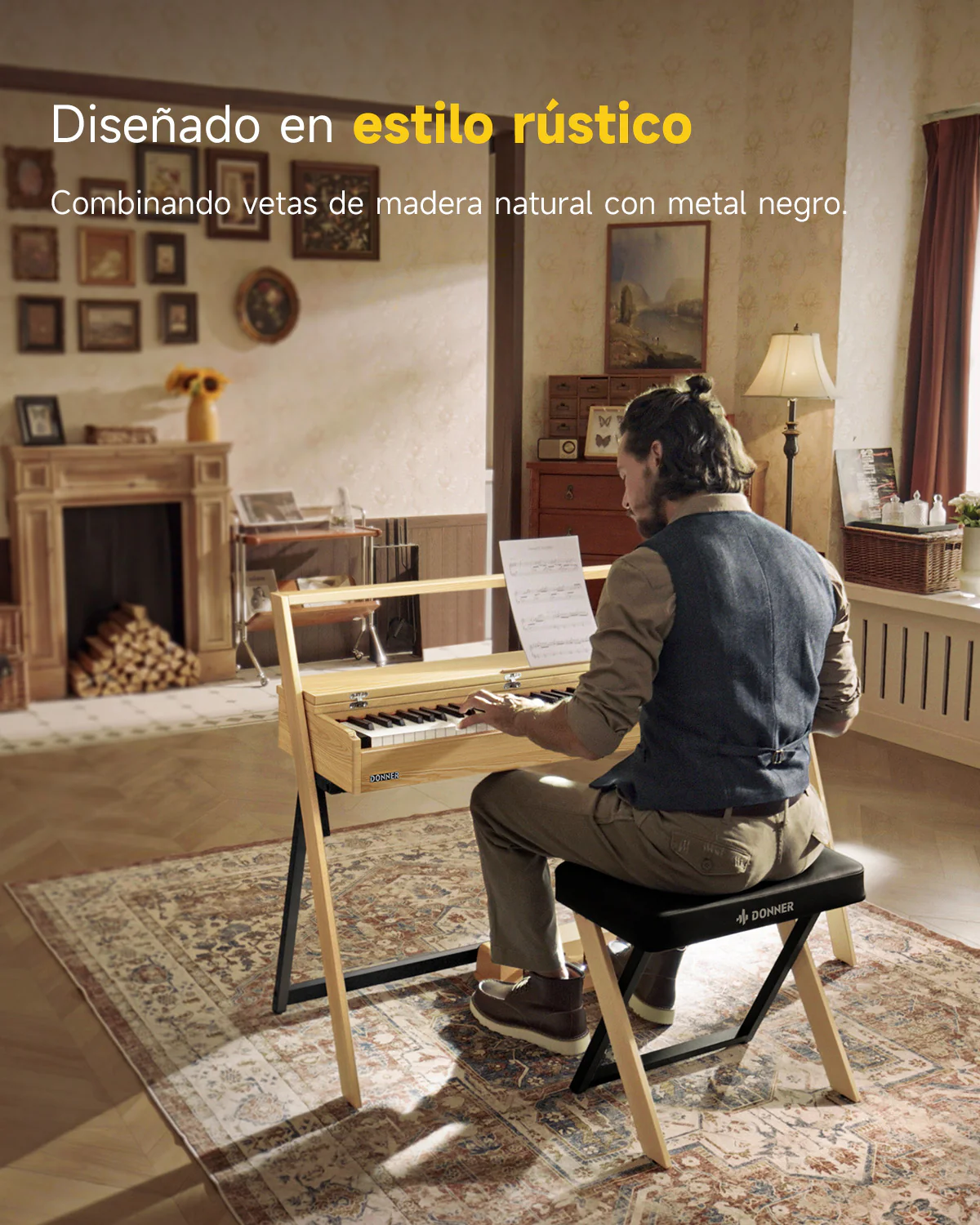 Donner OURA™ R300 Piano digital de estilo casero - Image 8
