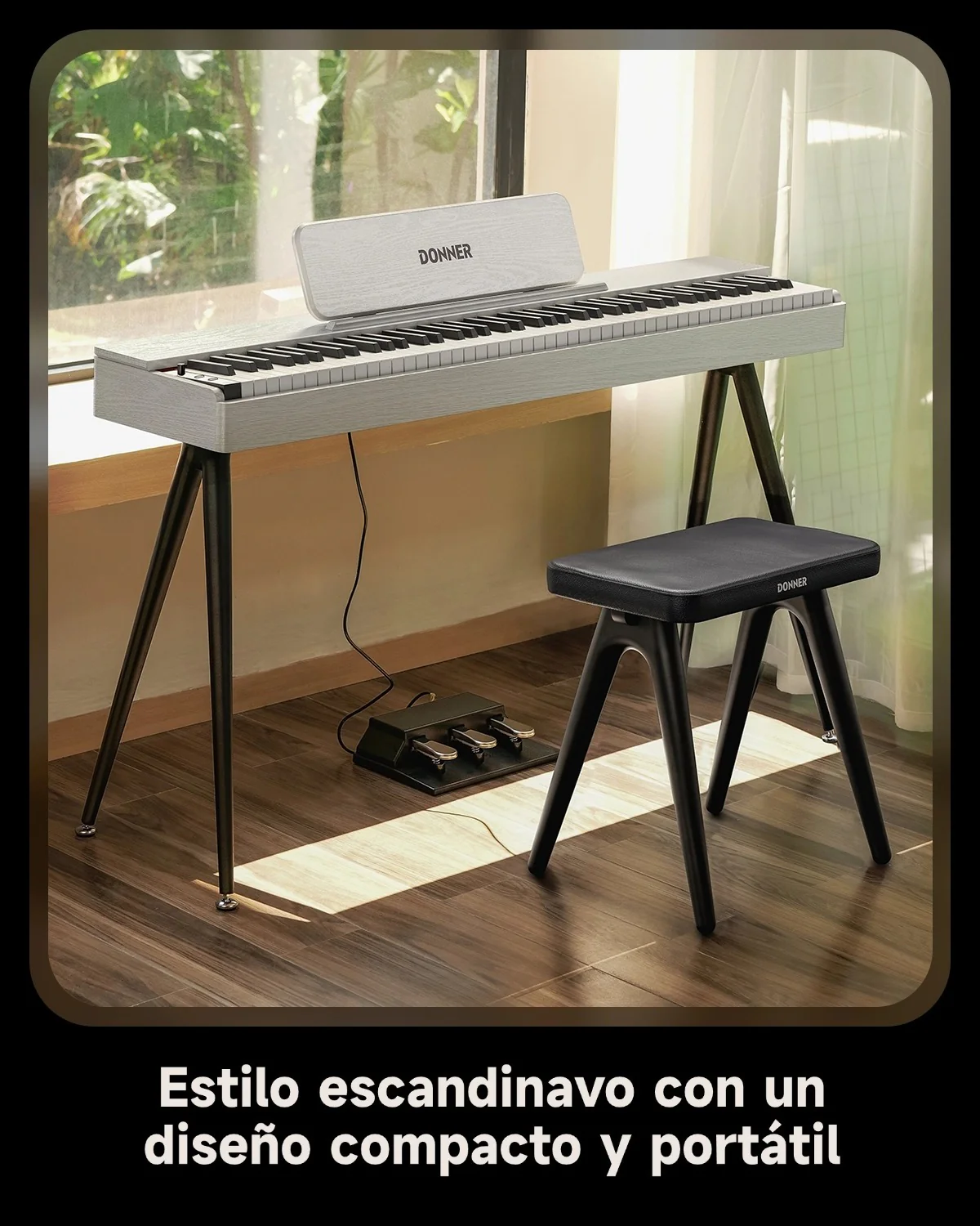 Donner OURA™ S100 Piano digital de diseño para el hogar - Image 27