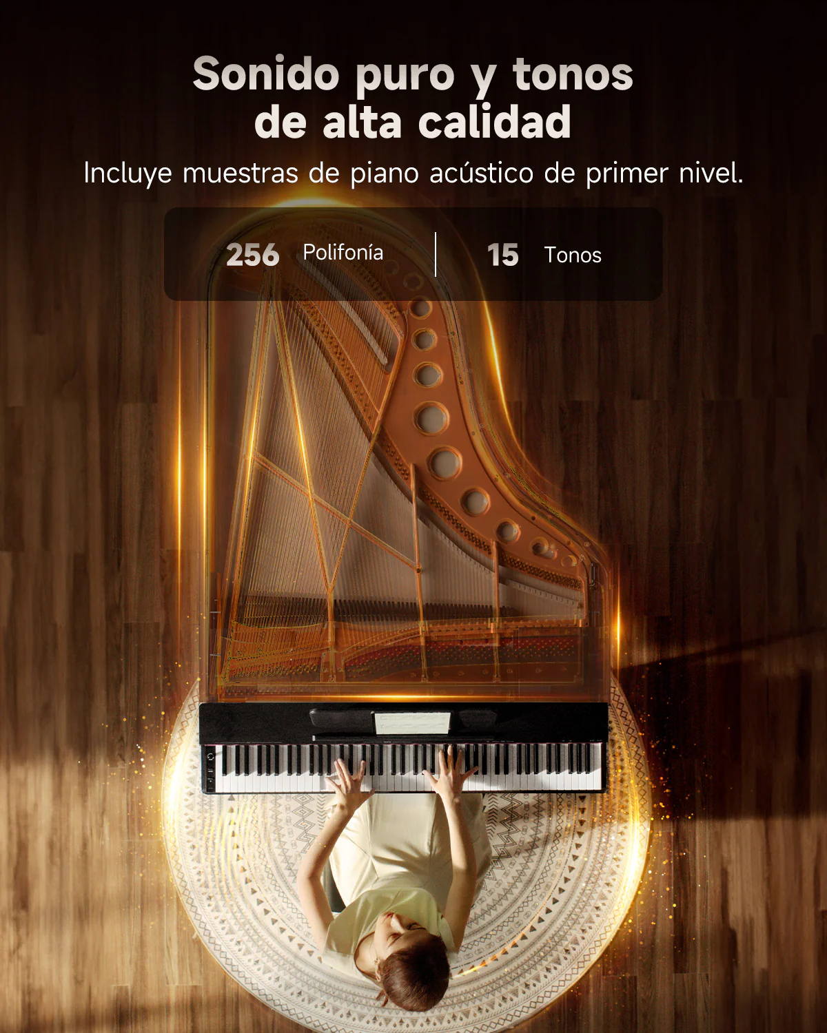 Donner OURA™ S100 Piano digital de diseño para el hogar - Image 13
