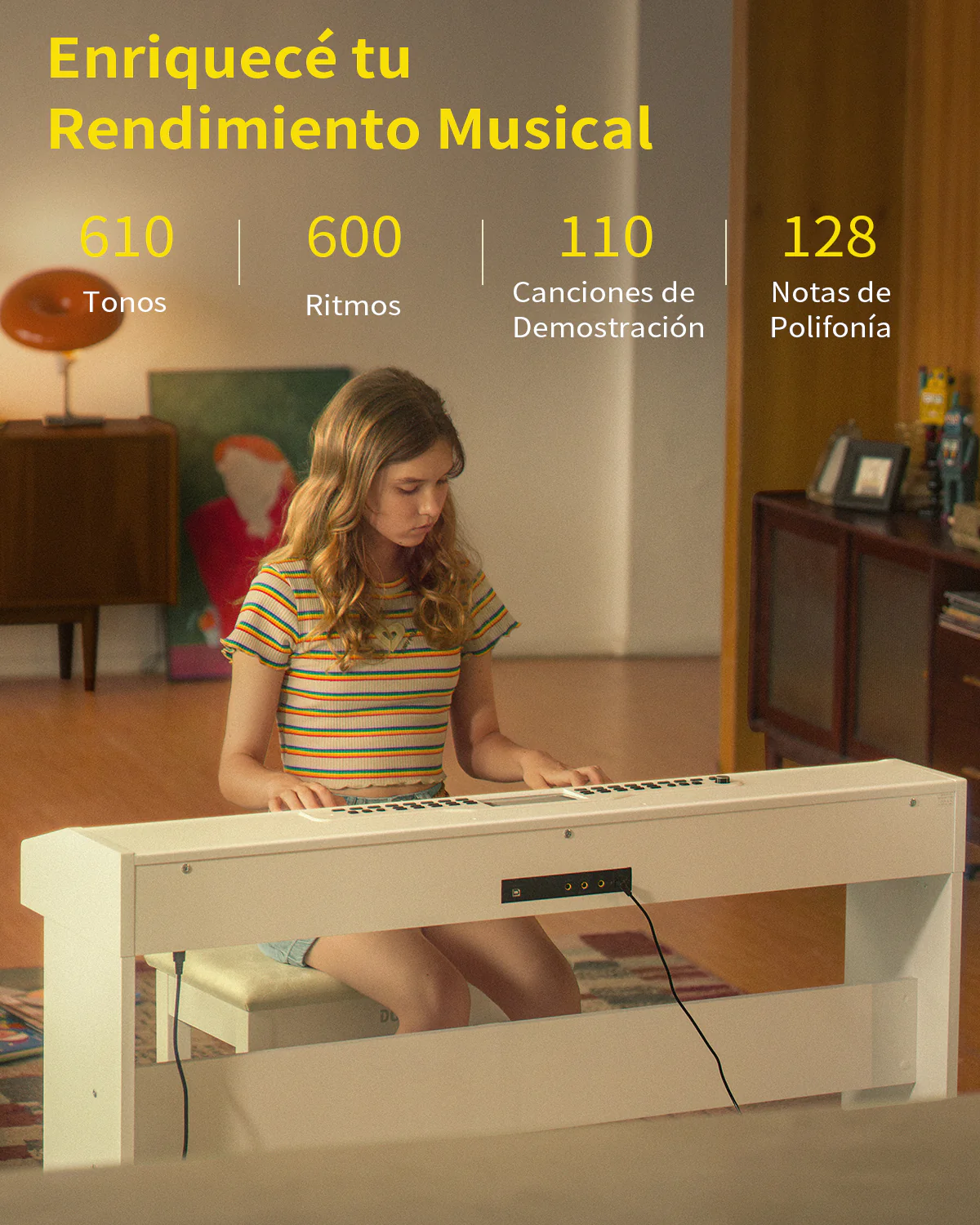 Donner DDP-95 Piano digital con teclado pesado - Image 7