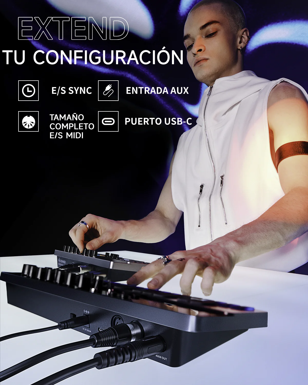 Donner B1 Sintetizador de bajo versátil - Image 10