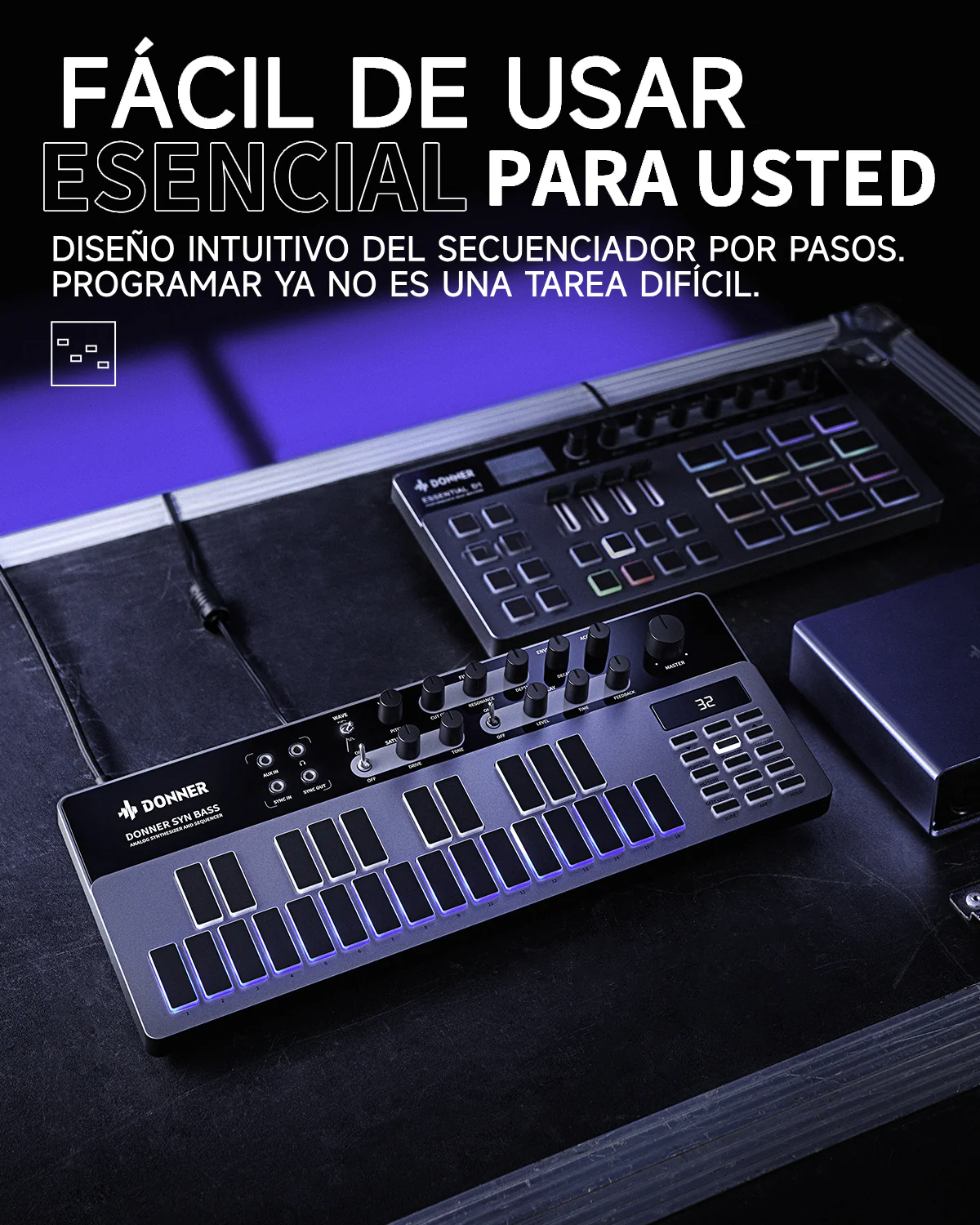 Donner B1 Sintetizador de bajo versátil - Image 8