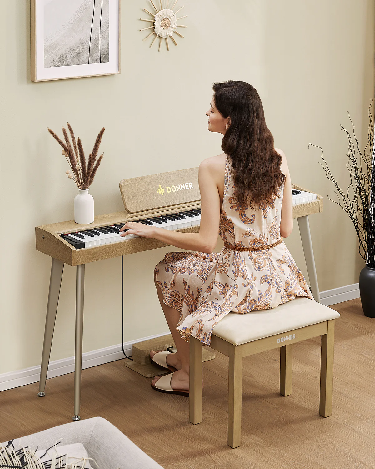 Donner DKB-10 Banco de piano espacioso - Image 6