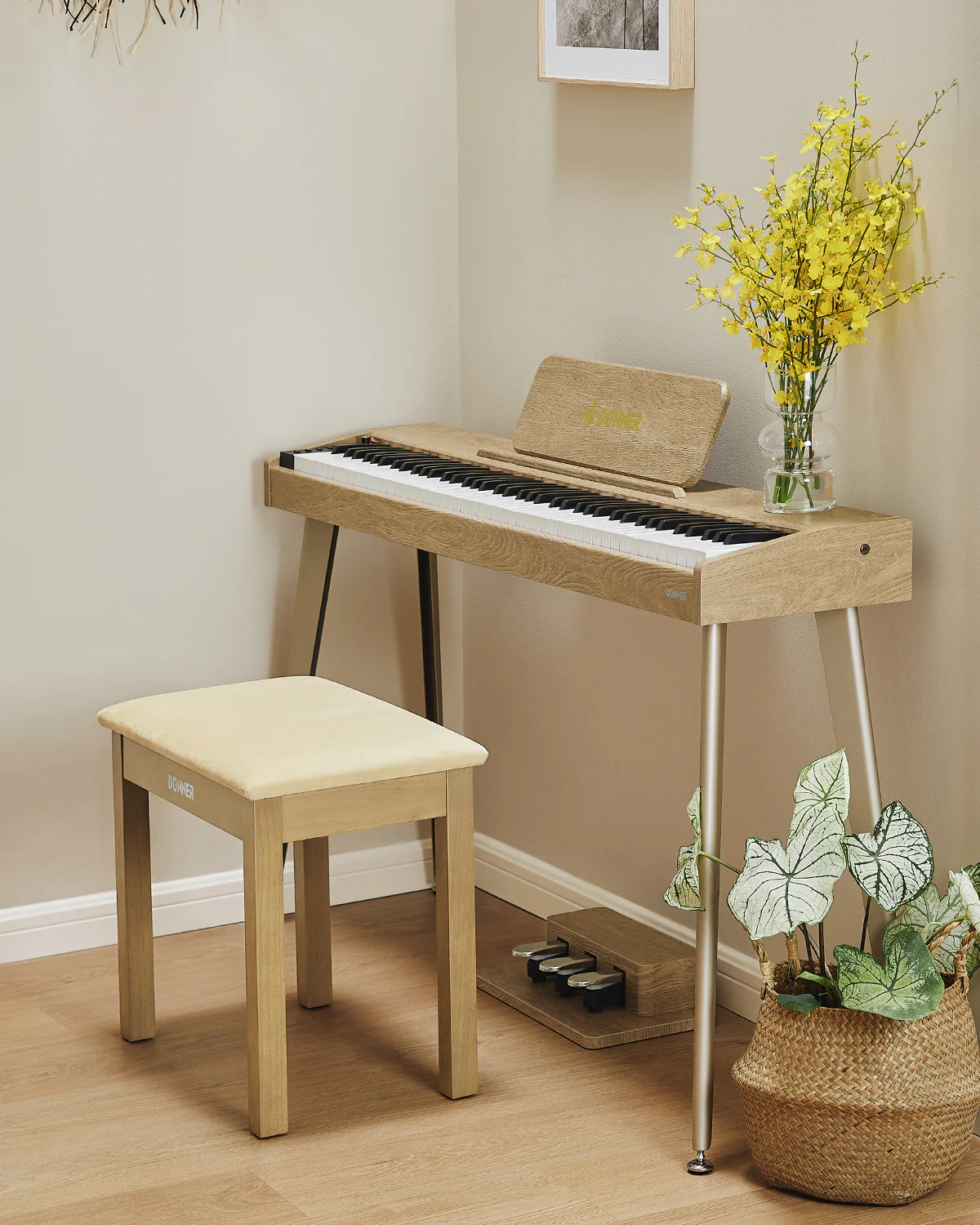 Donner DKB-10 Banco de piano espacioso - Image 7
