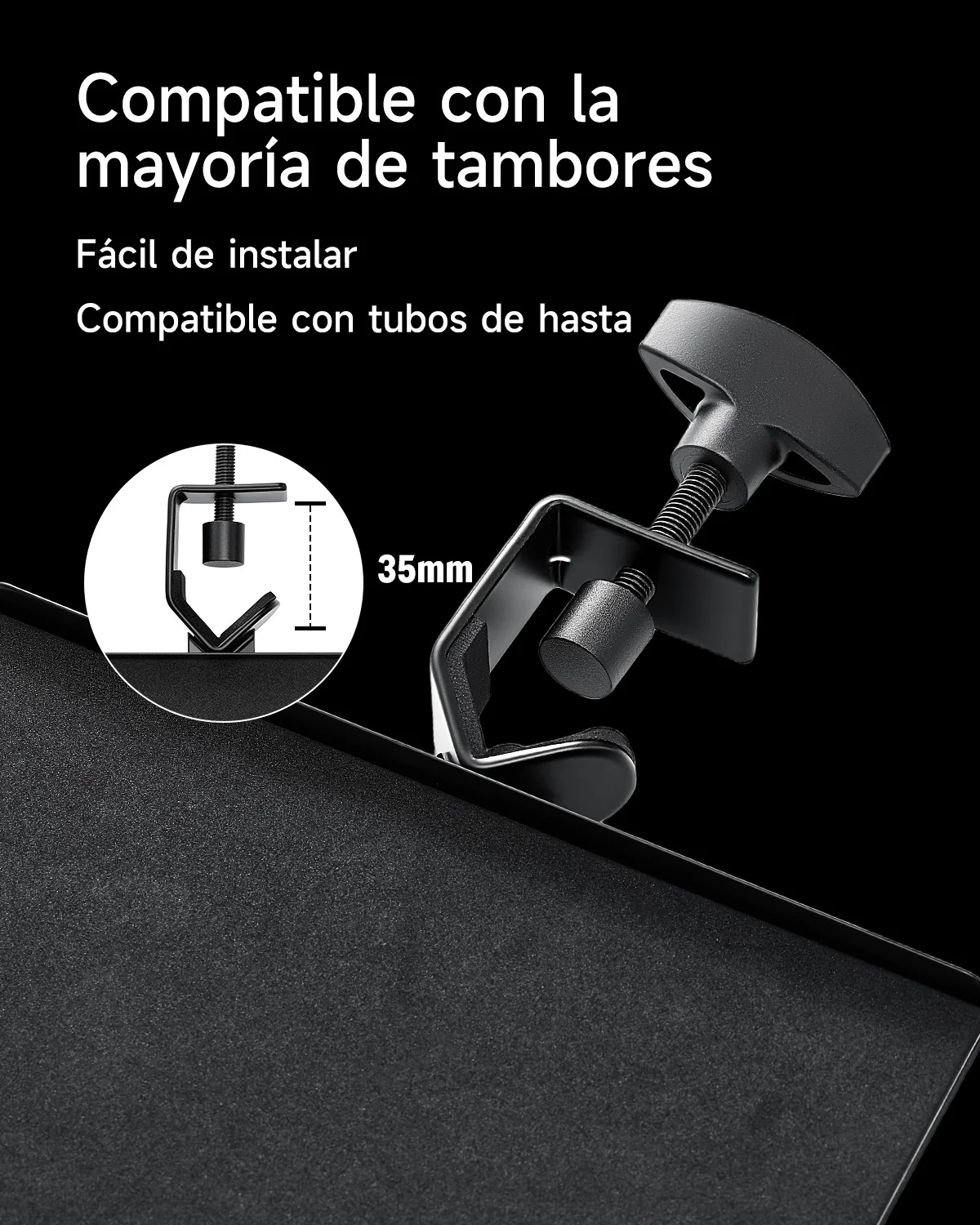 DONNER Bandeja Accesorio para Batería Electrónica - Soporte para Teléfonos y Tablets - Image 8