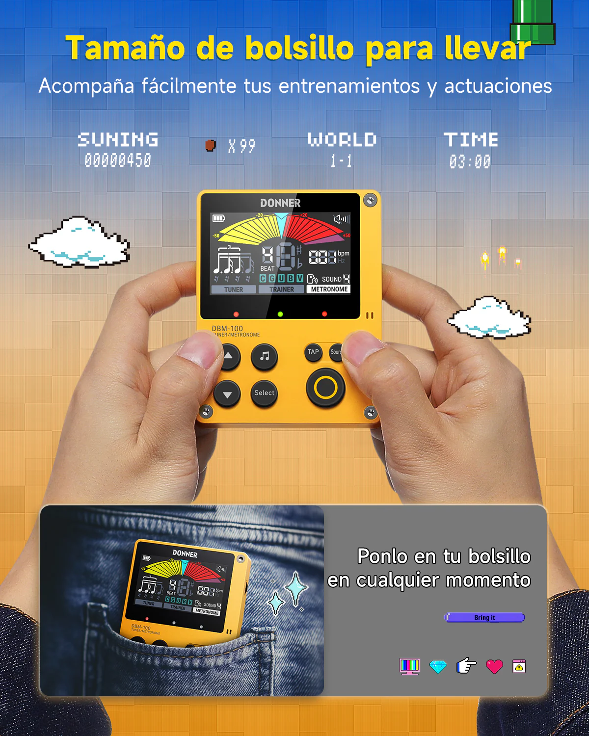 Donner DBM-100 Metrónomo recargable - Image 15