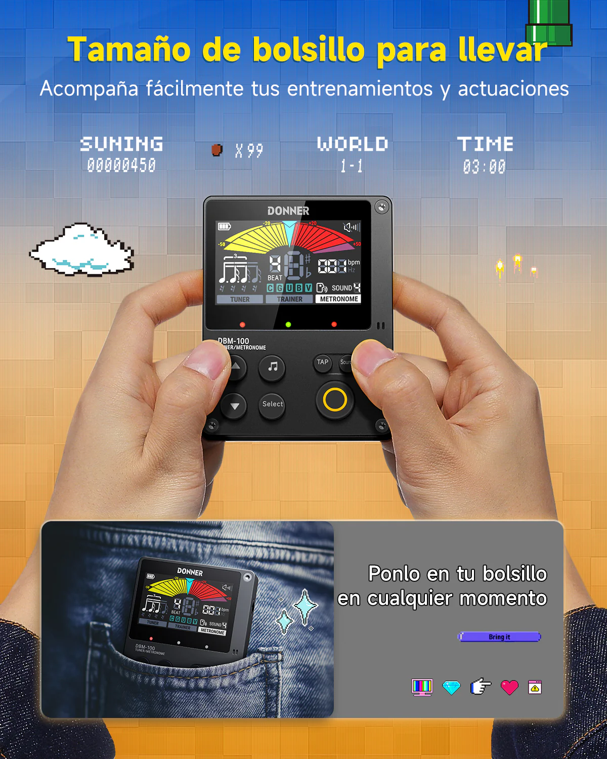 Donner DBM-100 Metrónomo recargable - Image 16