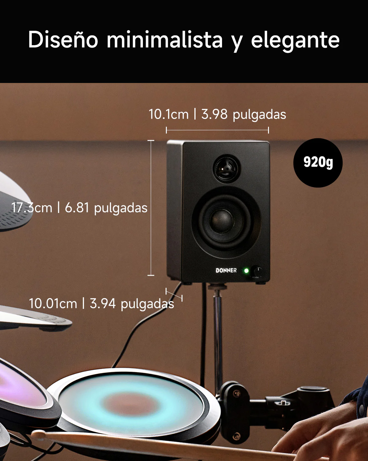 Donner DDA-20SE Altoparlante monitor per batteria - Image 4
