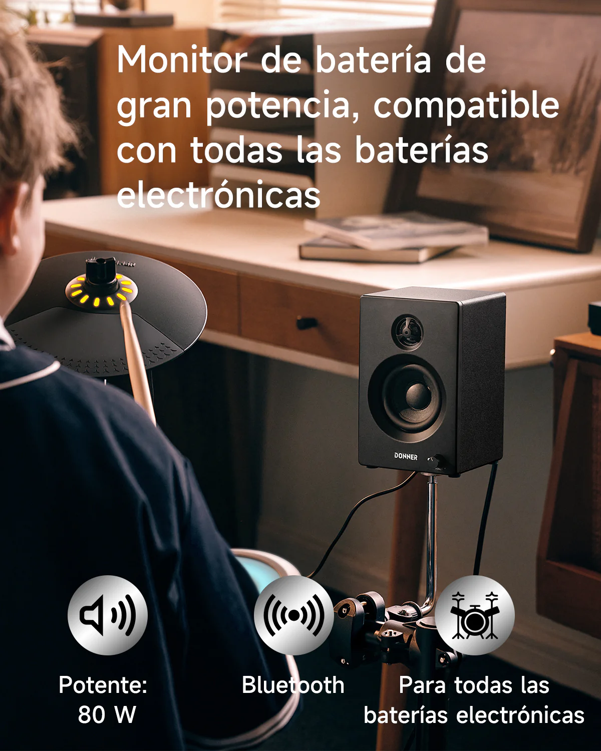 Donner DDA-20SE Altoparlante monitor per batteria - Image 6