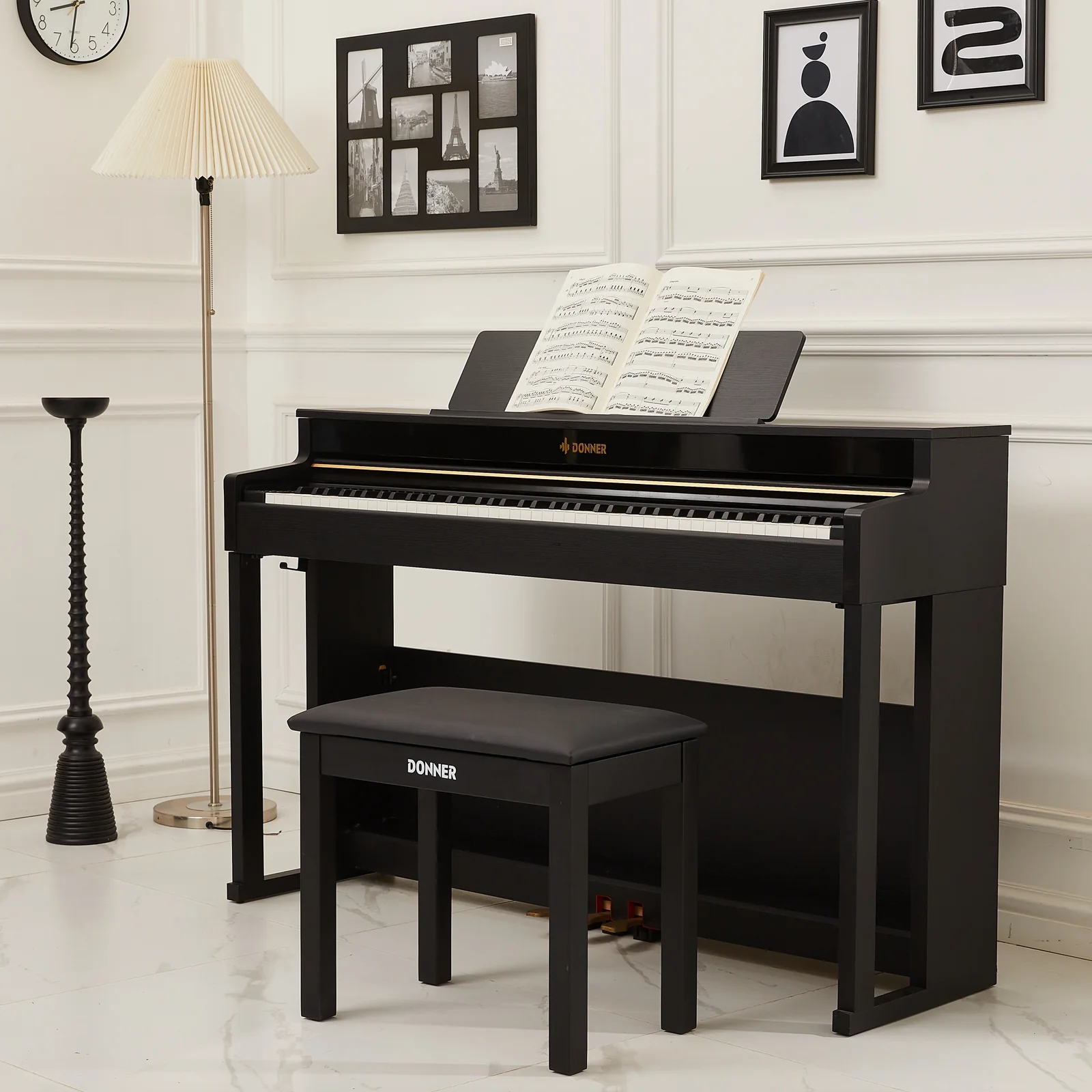 Donner DDP-400 Premium Piano digital vertical - Image 12