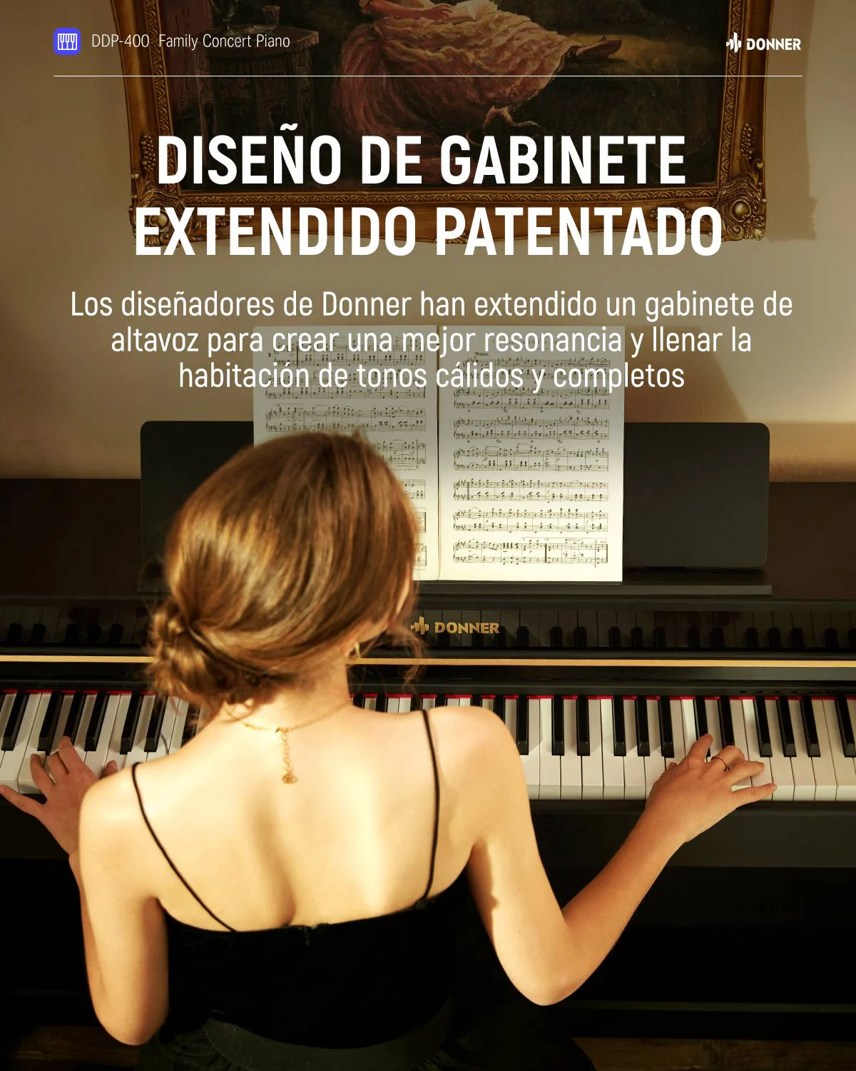 Donner DDP-400 Premium Piano digital vertical - Image 9