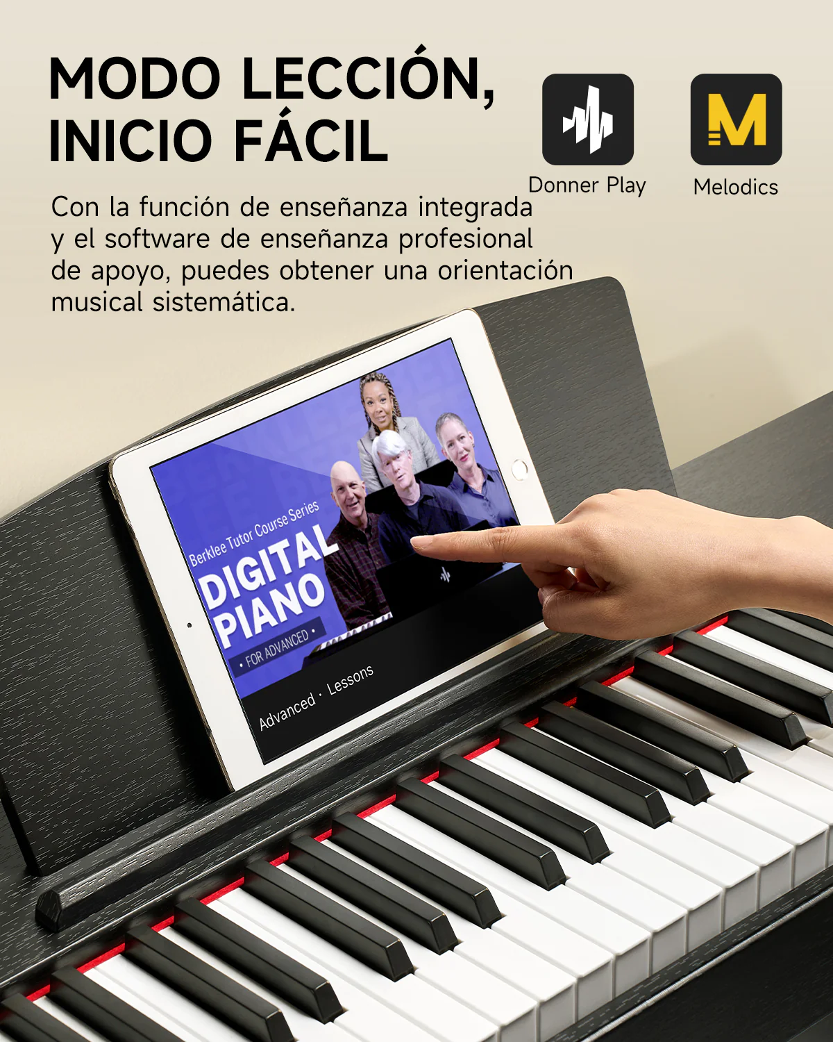 Donner DDP-50 Piano digital contrapesado de 88 teclas - Image 9