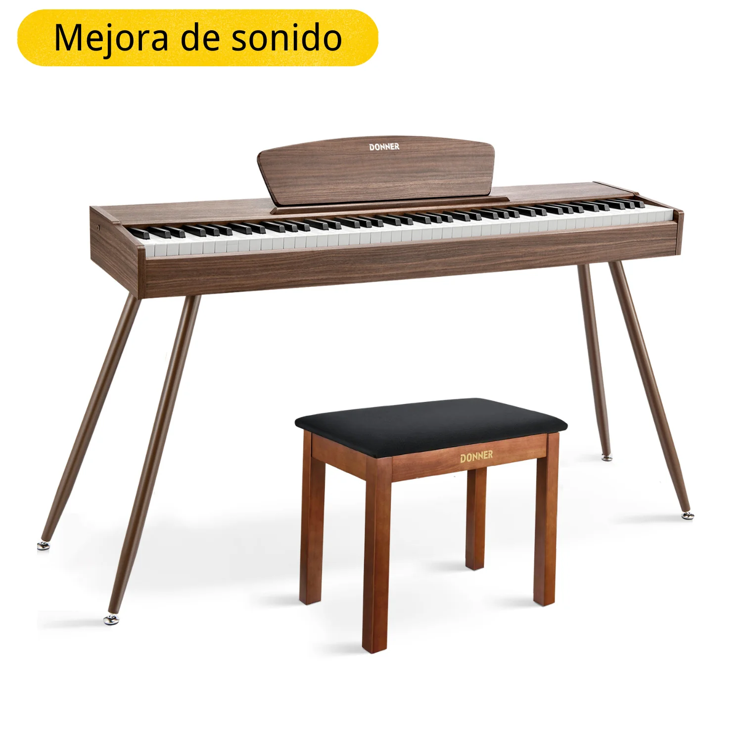 Donner DDP-80 Piano digital de madera con teclado fully weighted - Image 10