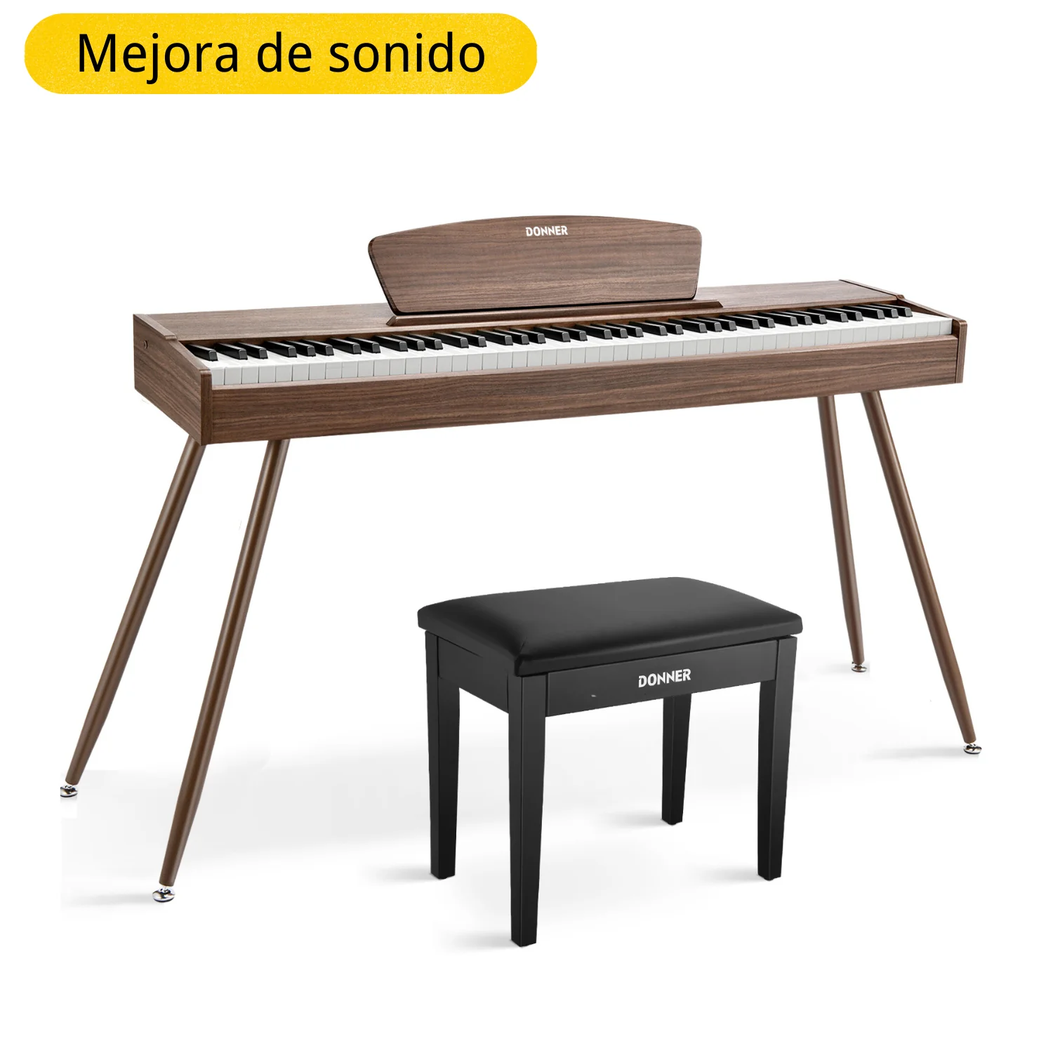 Donner DDP-80 Piano digital de madera con teclado fully weighted - Image 15