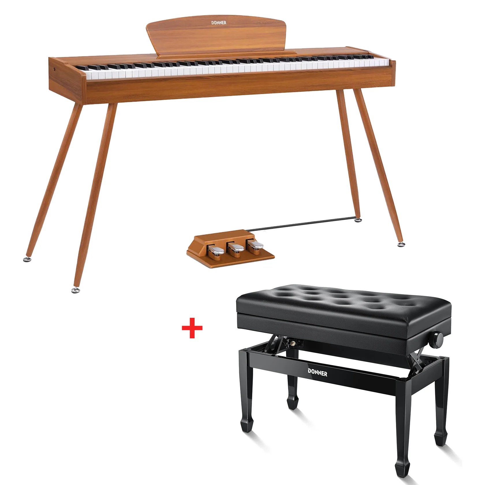 Donner DDP-80 Piano digital de madera con teclado fully weighted - Image 17
