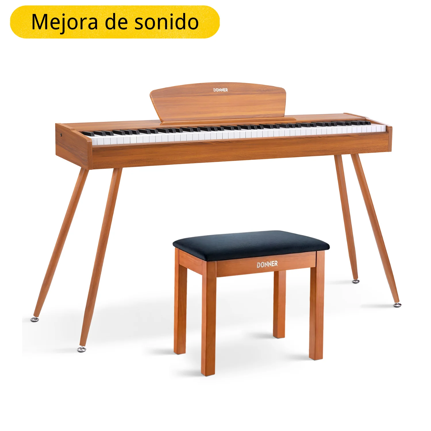 Donner DDP-80 Piano digital de madera con teclado fully weighted - Image 18