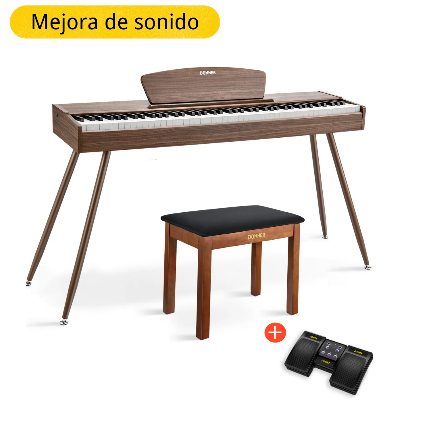 Donner DDP-80 Piano digital de madera con teclado fully weighted - Image 20