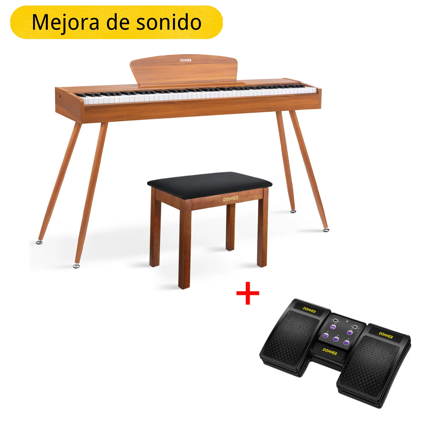 Donner DDP-80 Piano digital de madera con teclado fully weighted - Image 21