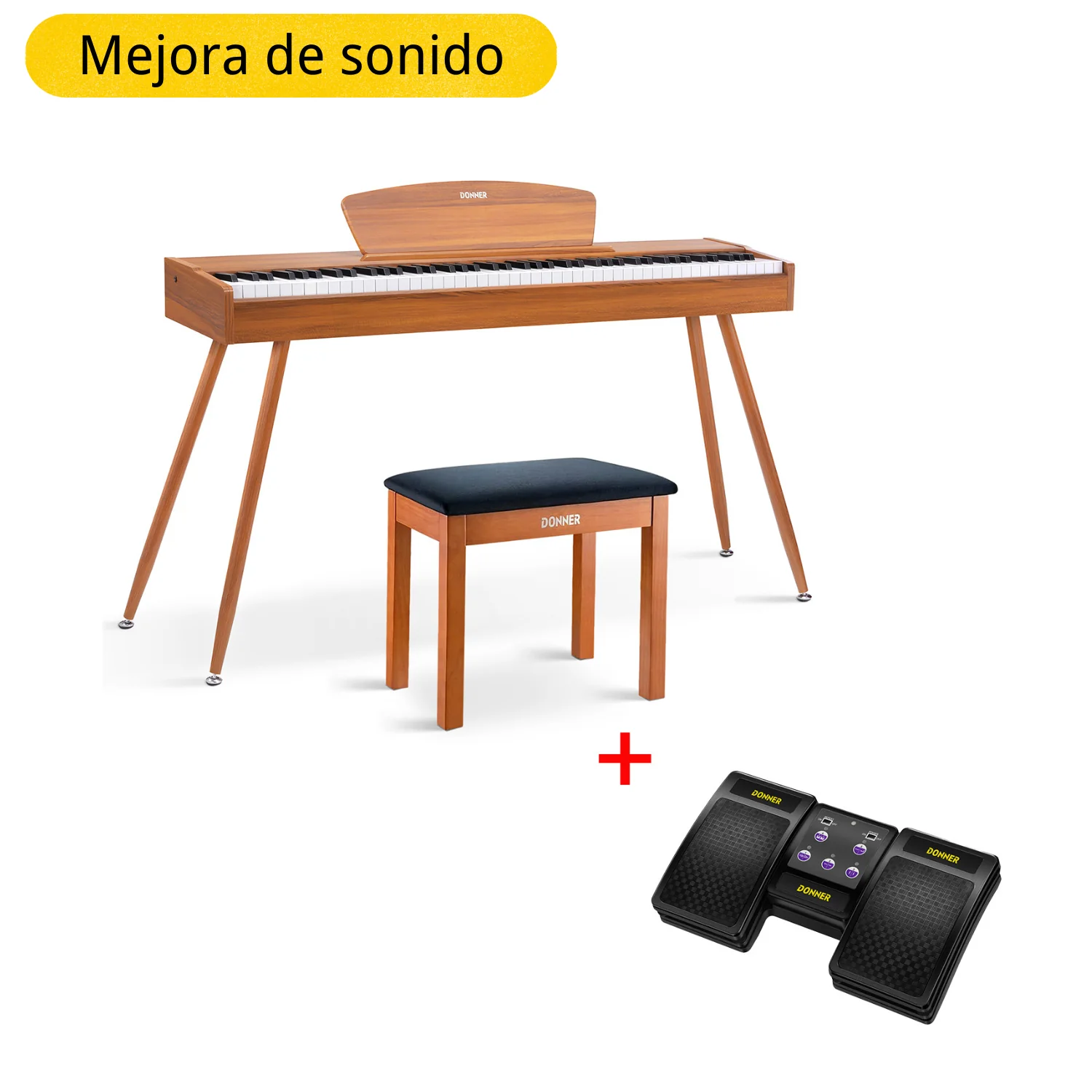 Donner DDP-80 Piano digital de madera con teclado fully weighted - Image 22