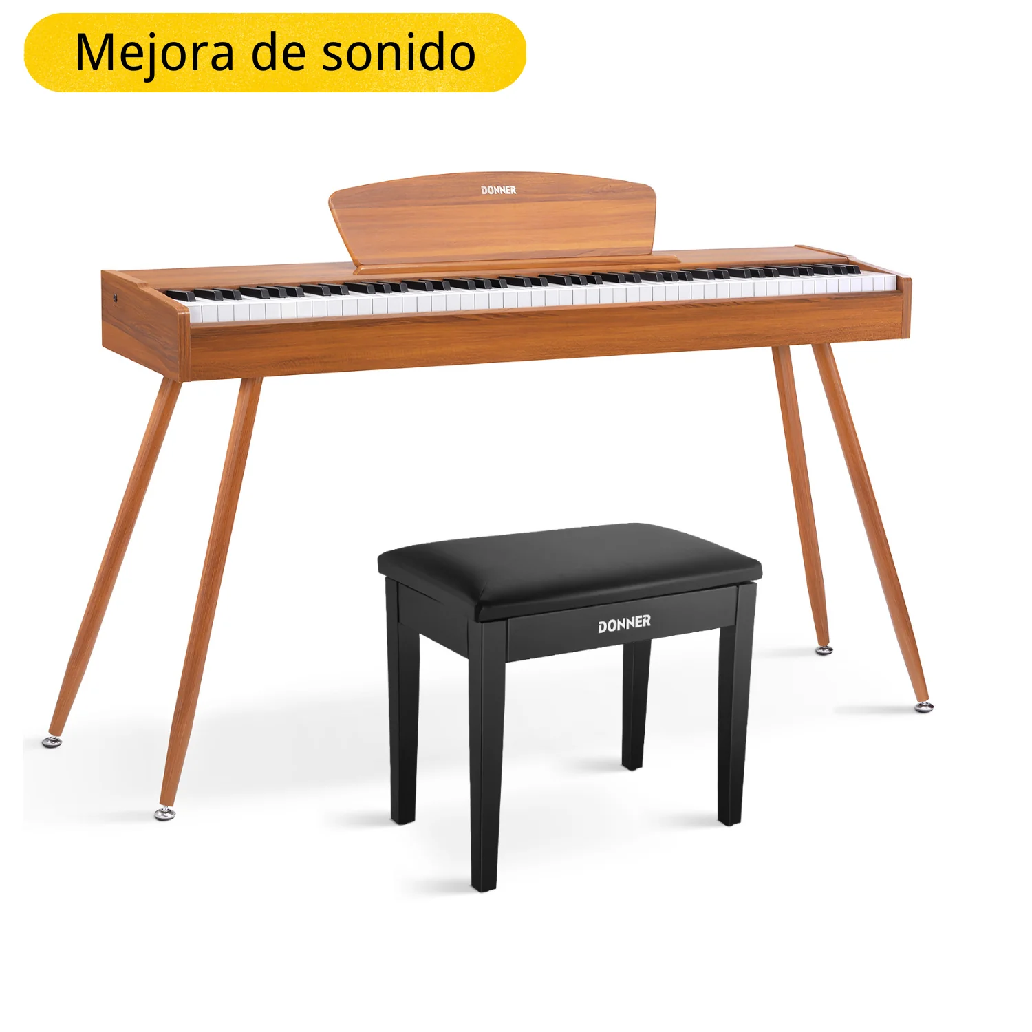 Donner DDP-80 Piano digital de madera con teclado fully weighted - Image 29