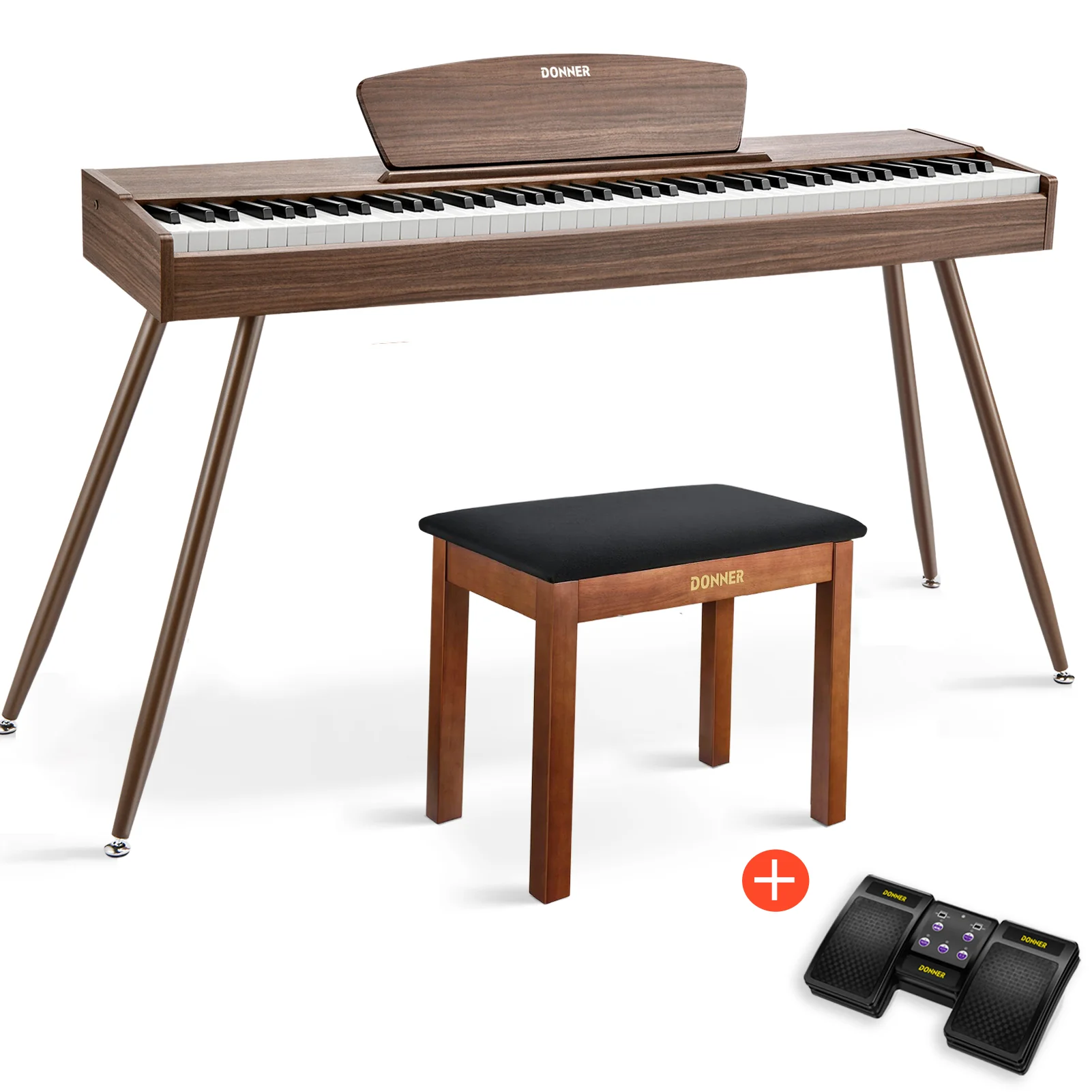 Donner DDP-80 Piano digital de madera con teclado fully weighted - Image 30