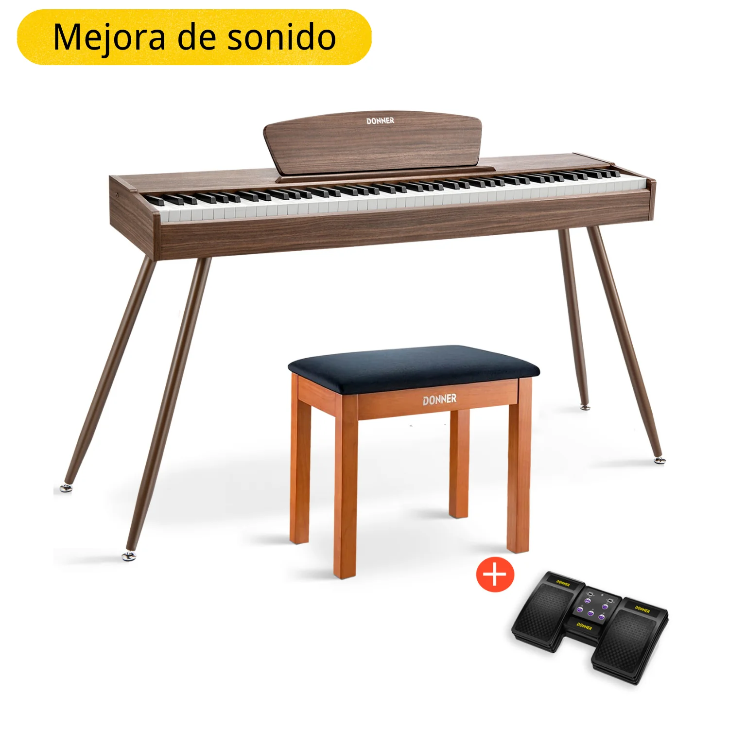 Donner DDP-80 Piano digital de madera con teclado fully weighted - Image 33