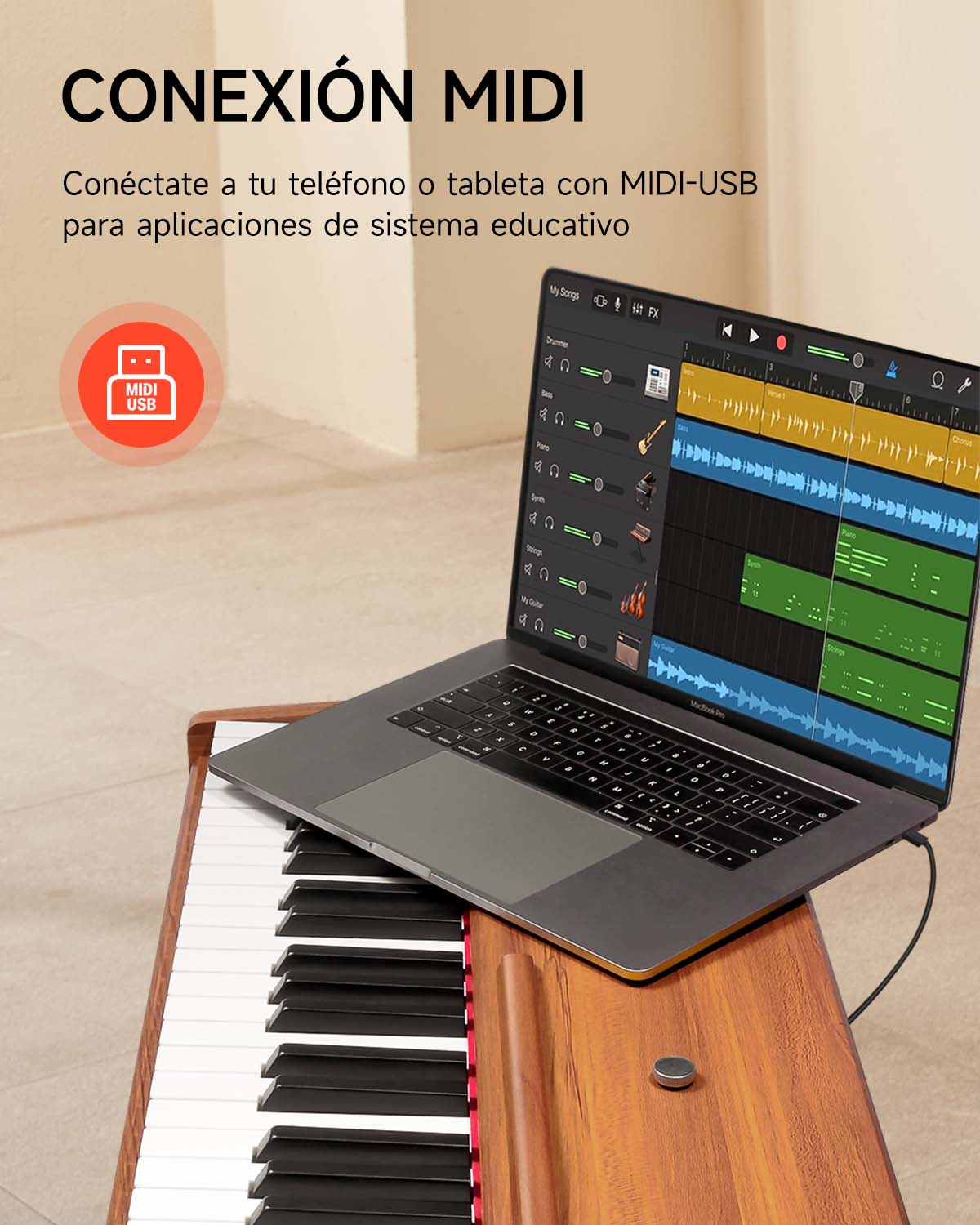 Donner DDP-80 Piano digital de madera con teclado fully weighted - Image 39