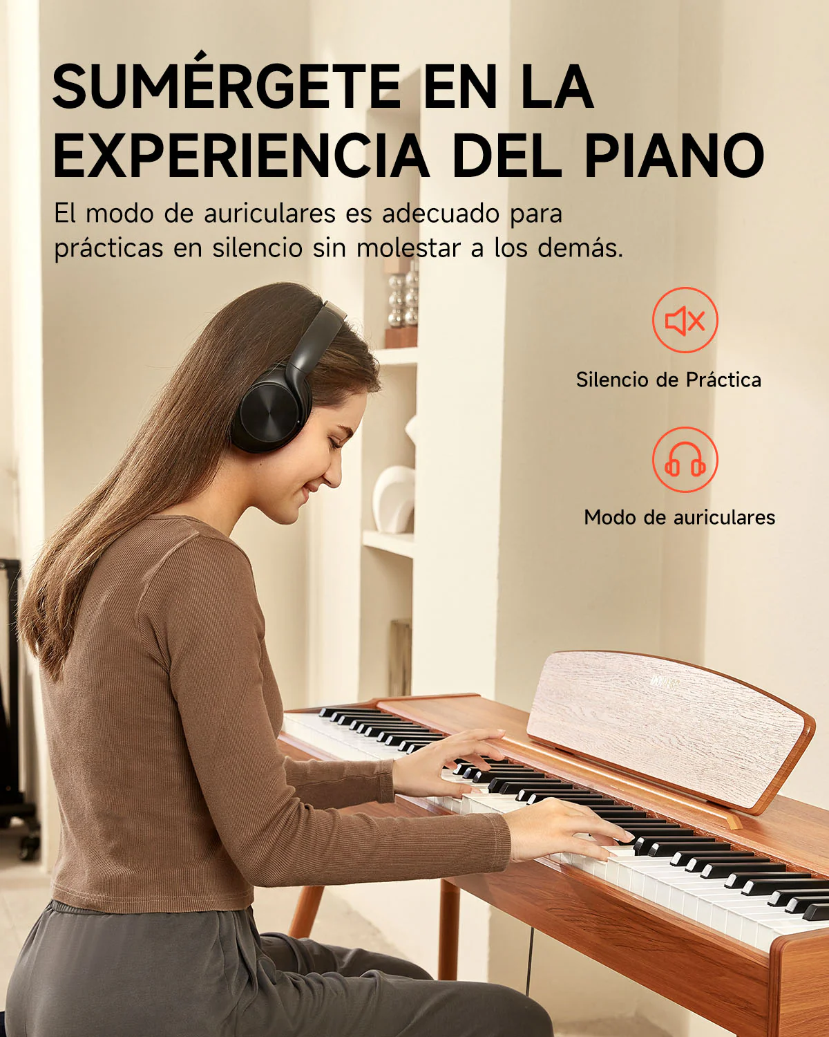 Donner DDP-80 Piano digital de madera con teclado fully weighted - Image 40