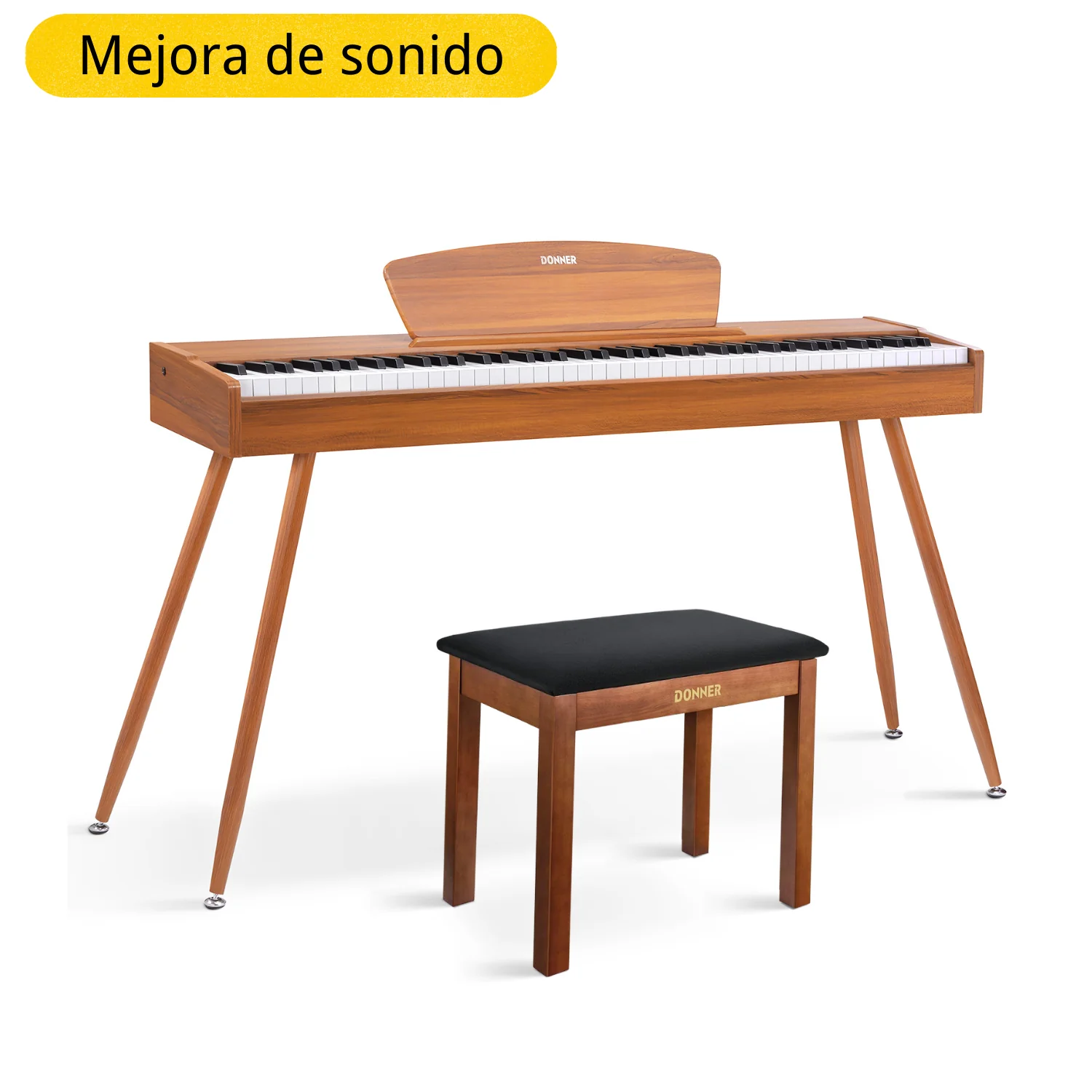 Donner DDP-80 Piano digital de madera con teclado fully weighted - Image 6
