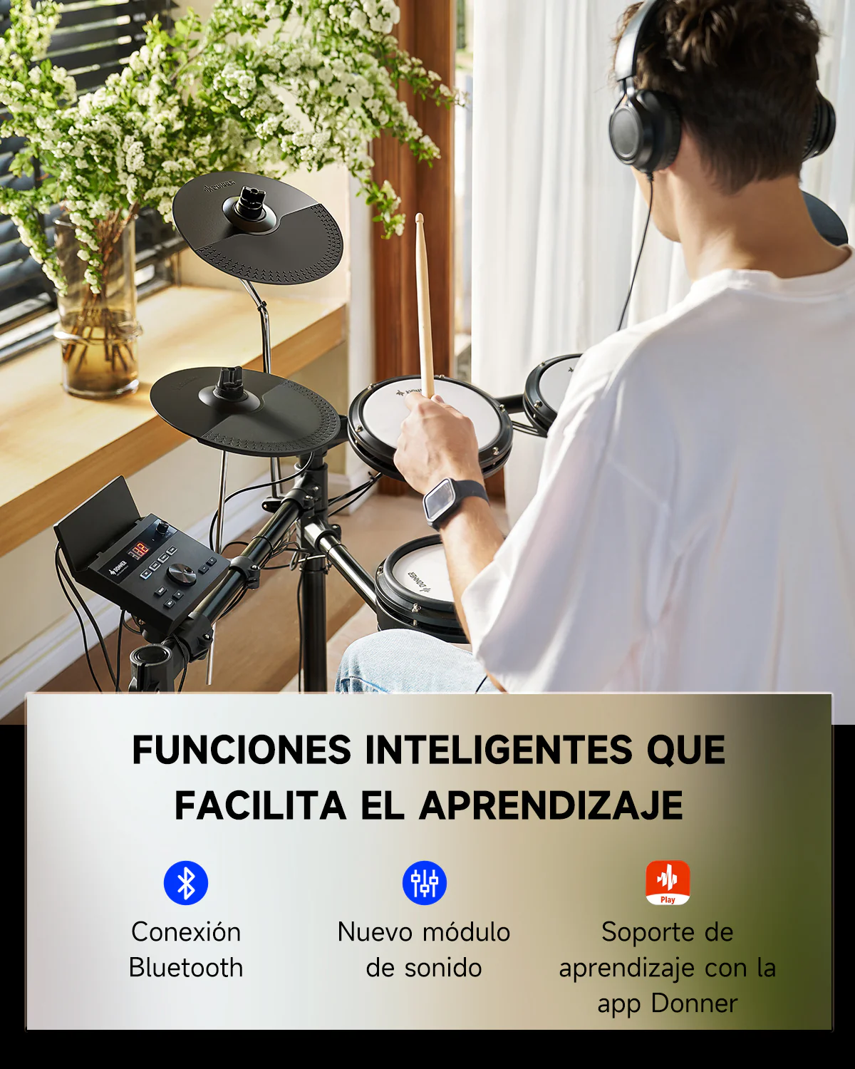 Donner DED-100 batería electrónica para adolescentes - Image 5