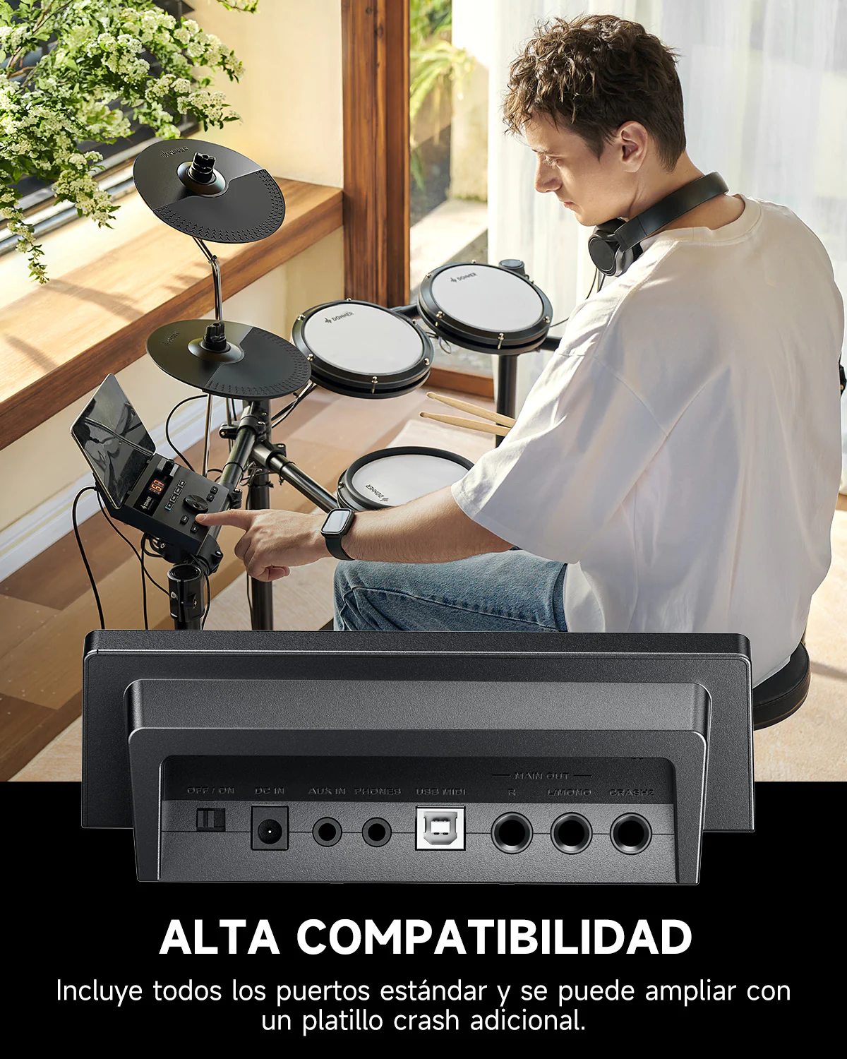 Donner DED-100 batería electrónica para adolescentes - Image 8