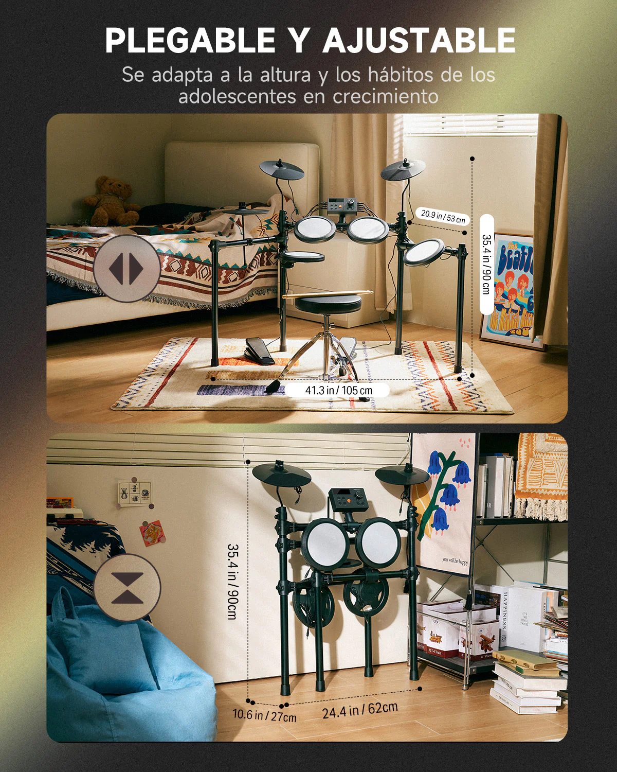Donner DED-70 Batería electrónica ideal para principiantes y niños - Image 10