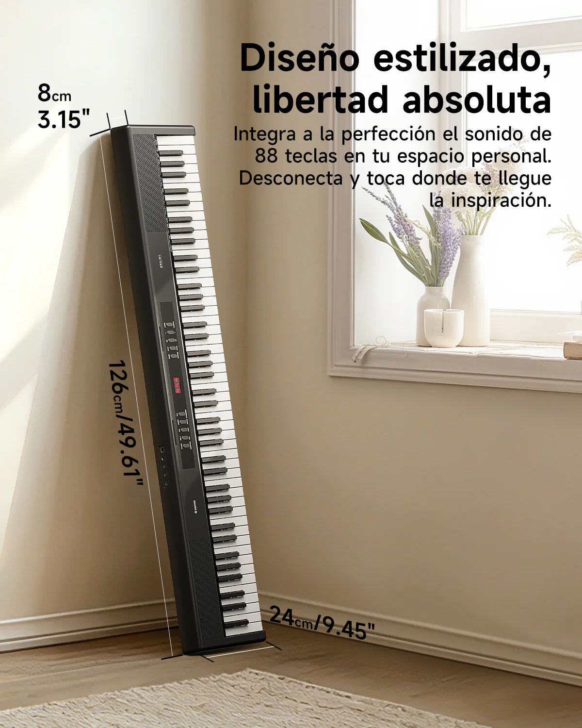 Donner DEP-07 Piano digital portátil de 88 teclas semipesadas - Image 10
