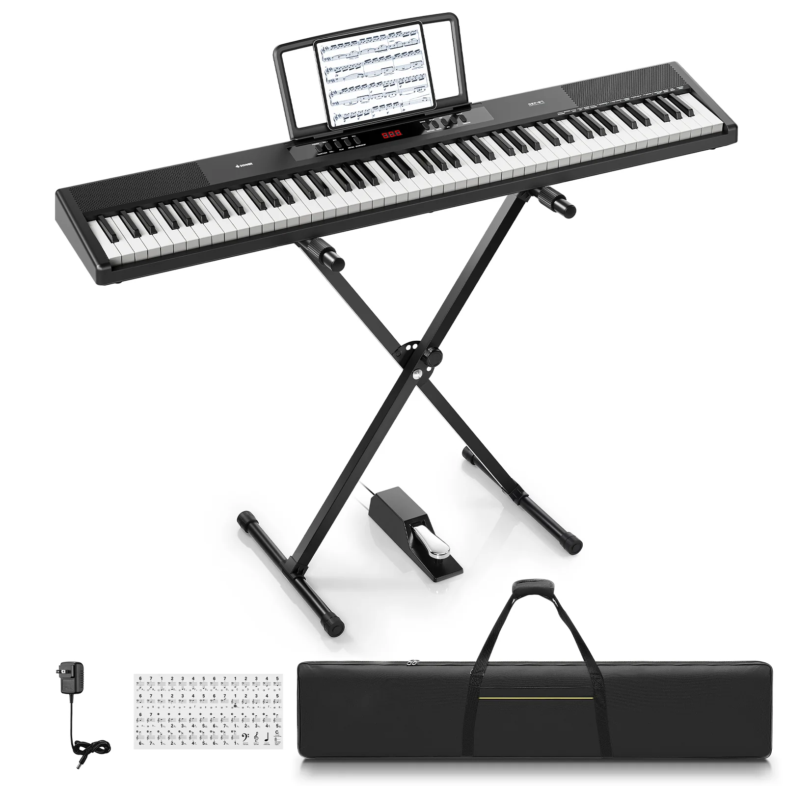 Donner DEP-07 Piano digital portátil de 88 teclas semipesadas - Image 3