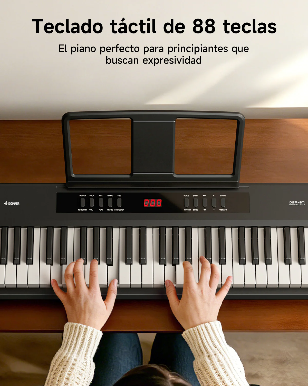 Donner DEP-07 Piano digital portátil de 88 teclas semipesadas - Image 4