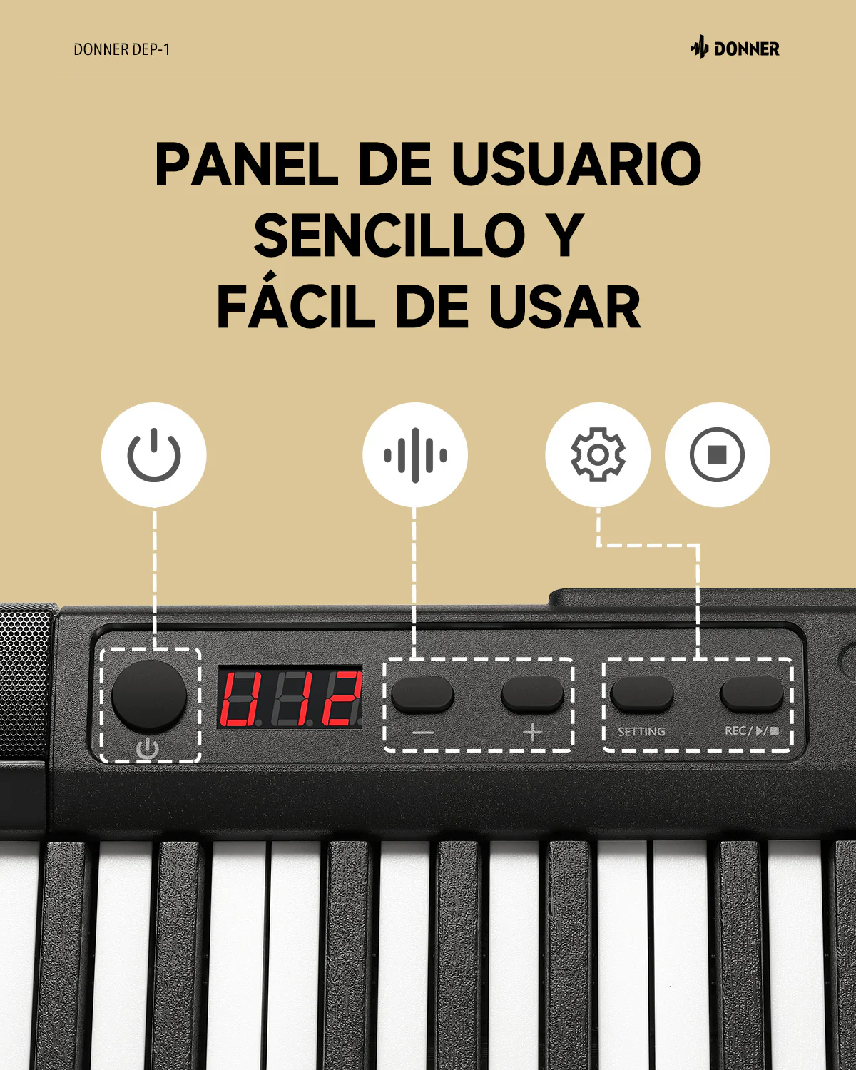 Donner DEP-1 Piano digital para principiantes - Image 5
