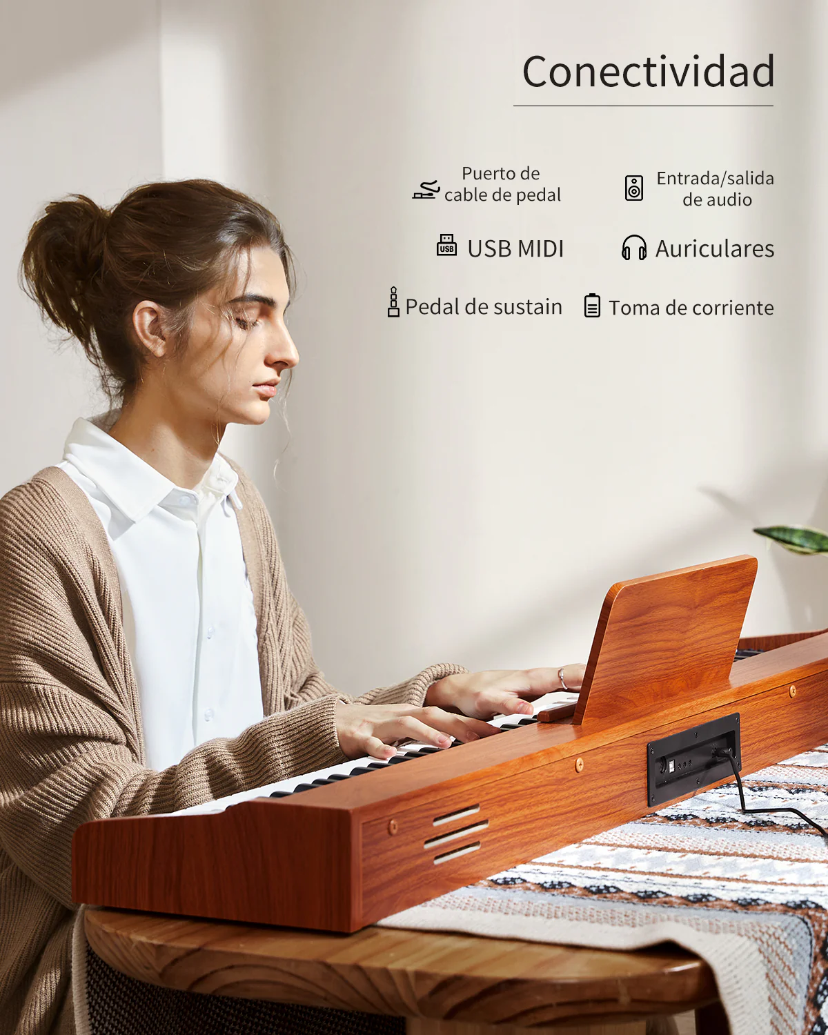 Donner DEP-1S Piano digital con teclado semi-pesado - Image 20