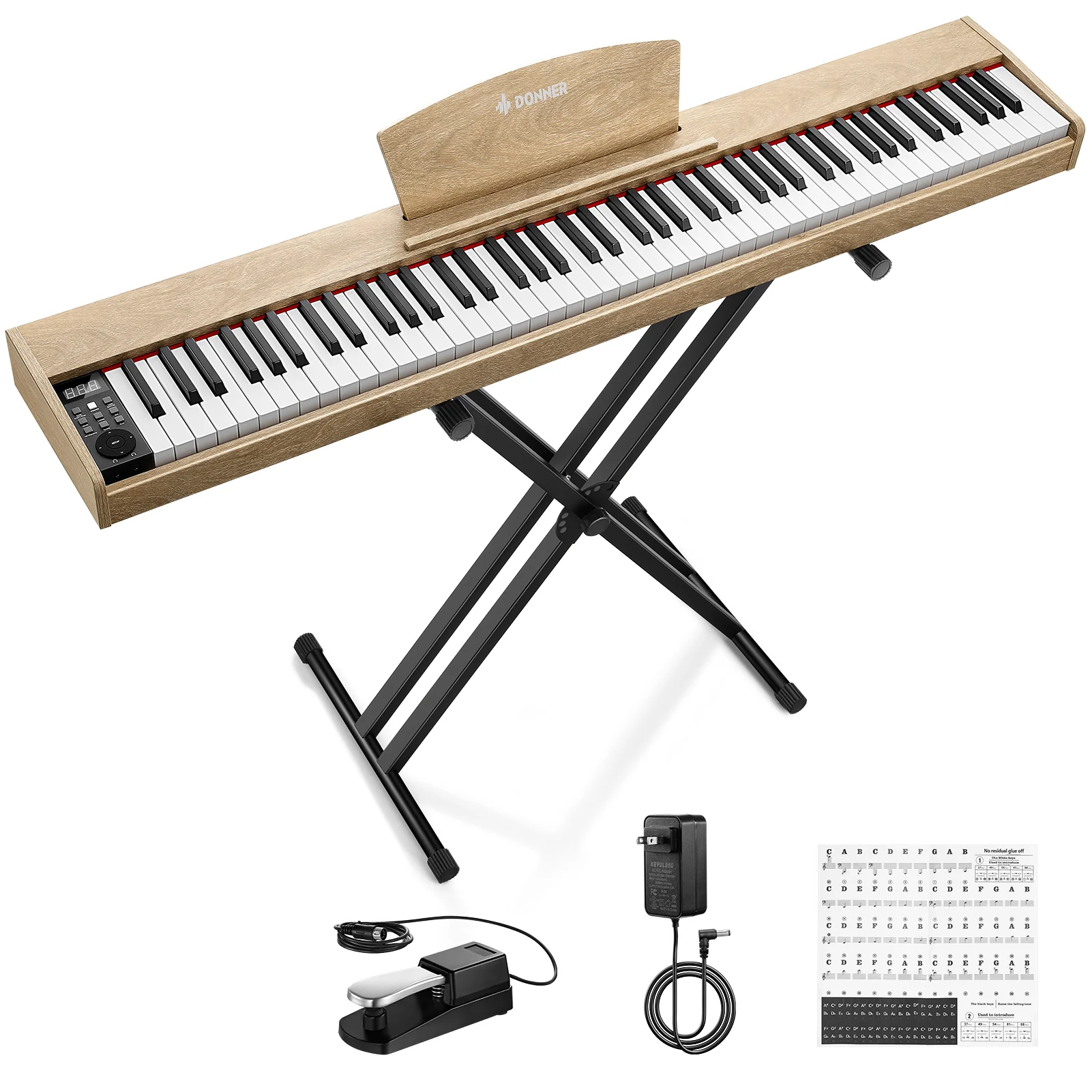 Donner DEP-1S Piano digital con teclado semi-pesado - Image 22
