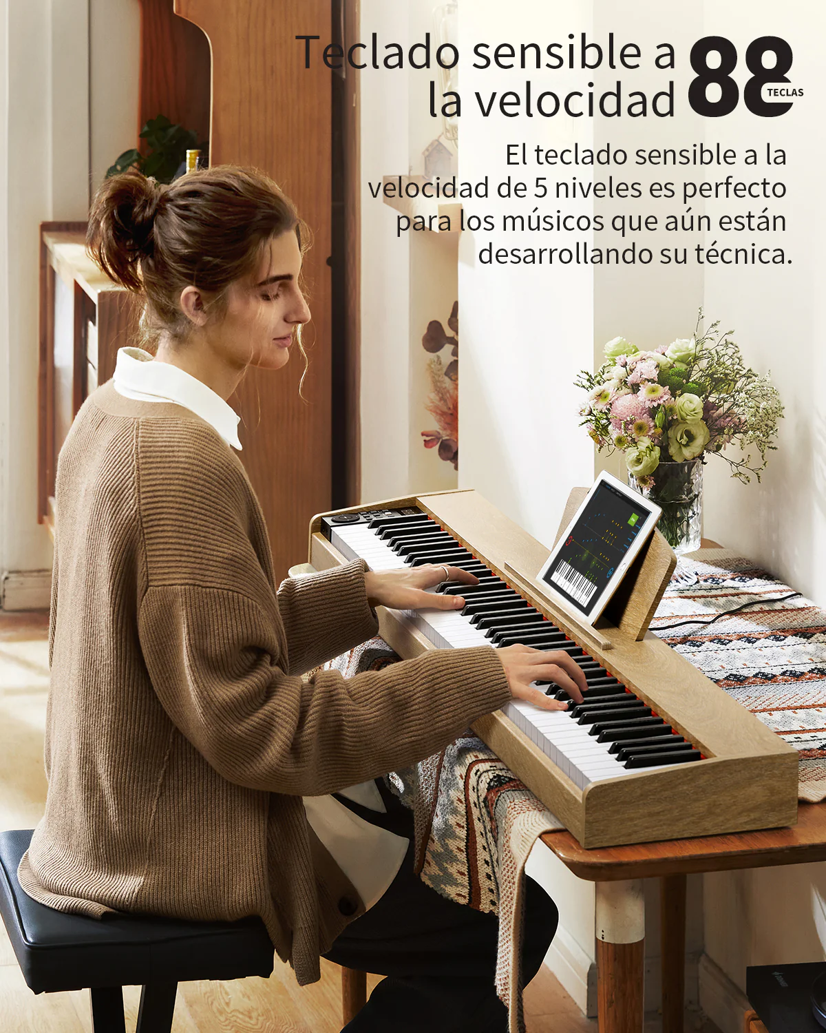 Donner DEP-1S Piano digital con teclado semi-pesado - Image 36