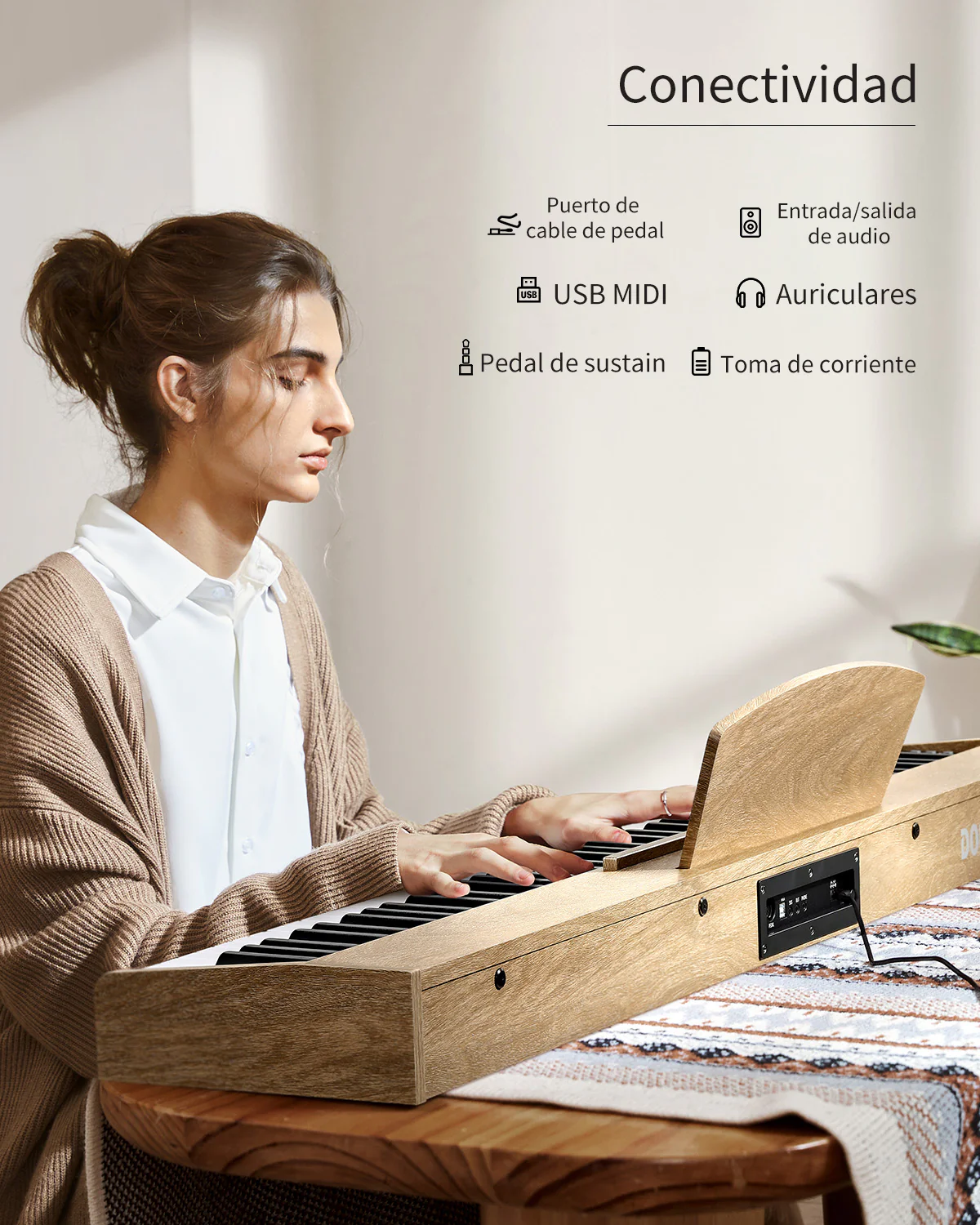 Donner DEP-1S Piano digital con teclado semi-pesado - Image 40