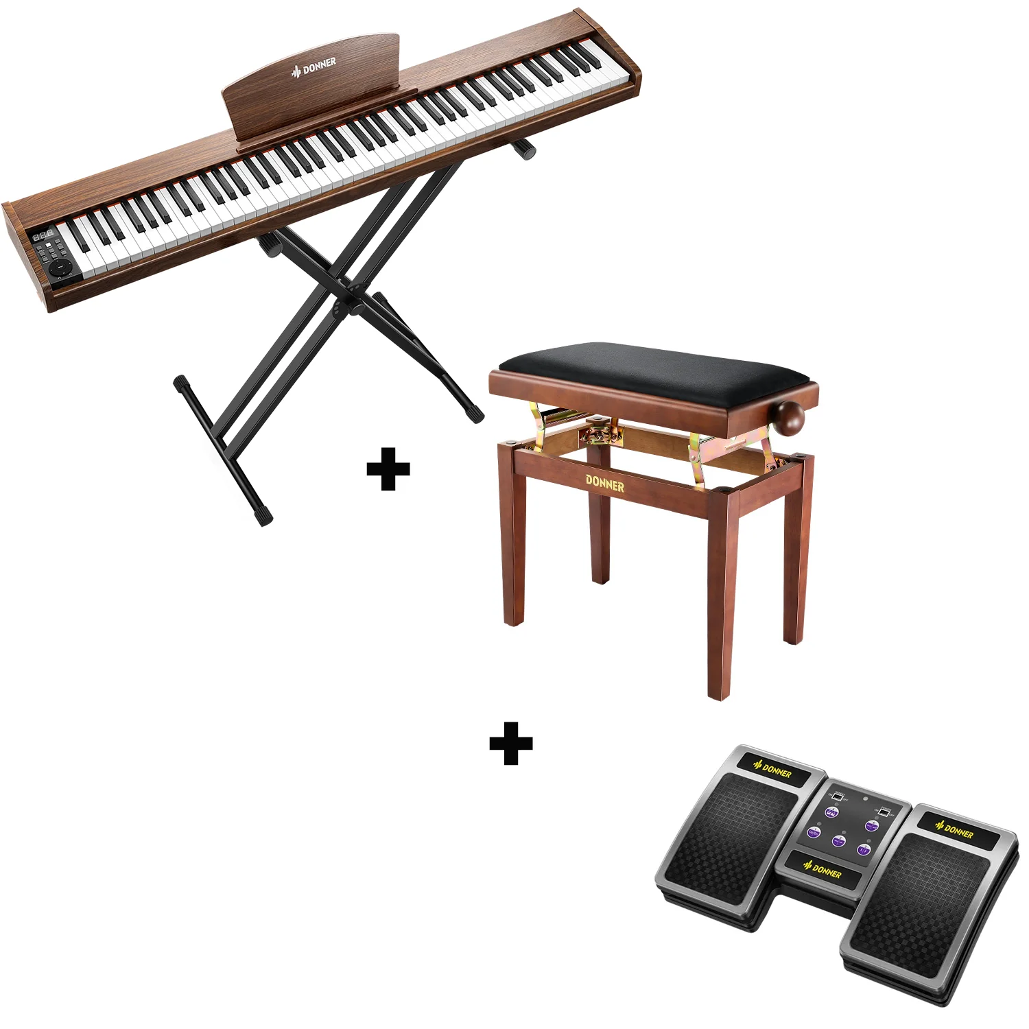Donner DEP-1S Piano digital con teclado semi-pesado - Image 53