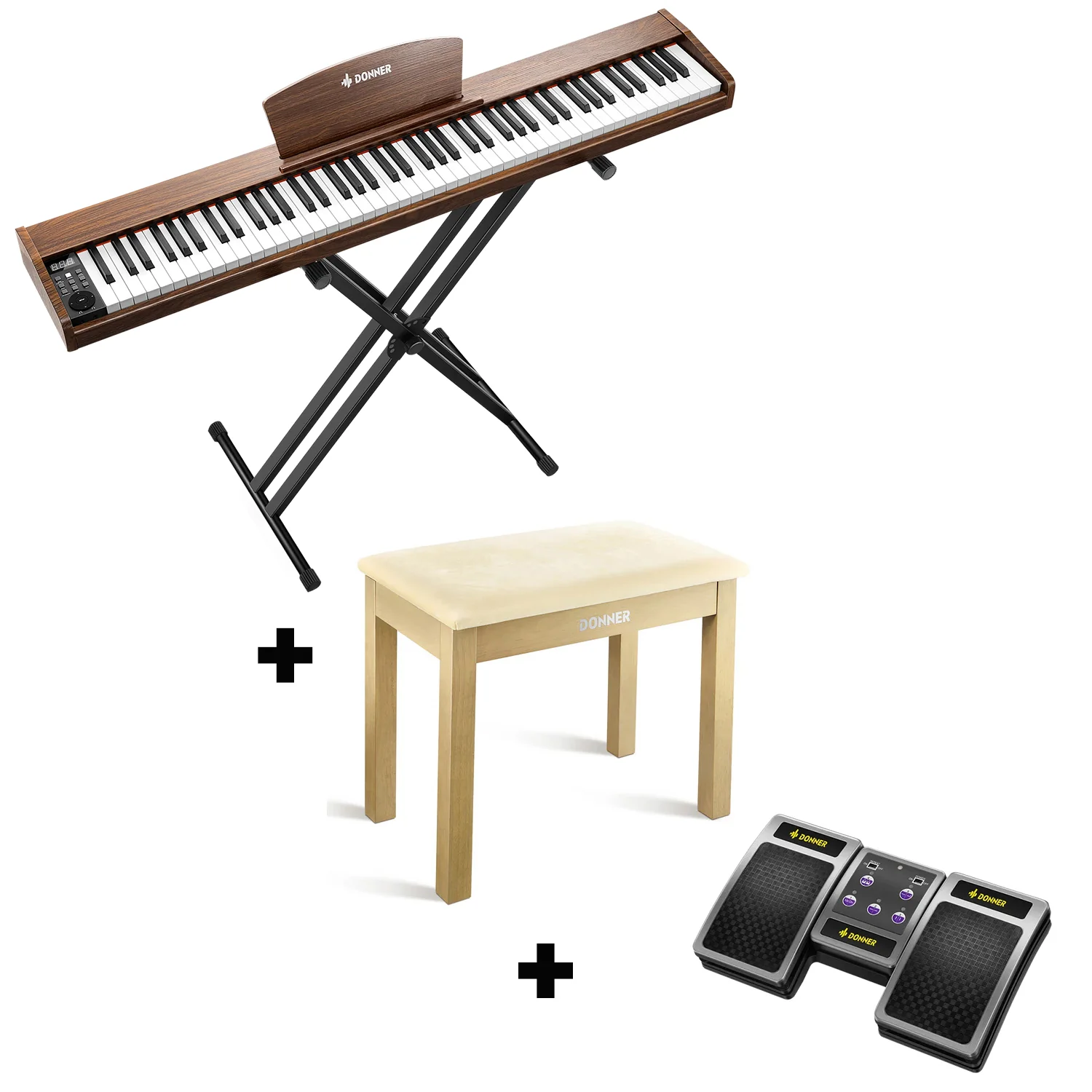 Donner DEP-1S Piano digital con teclado semi-pesado - Image 54