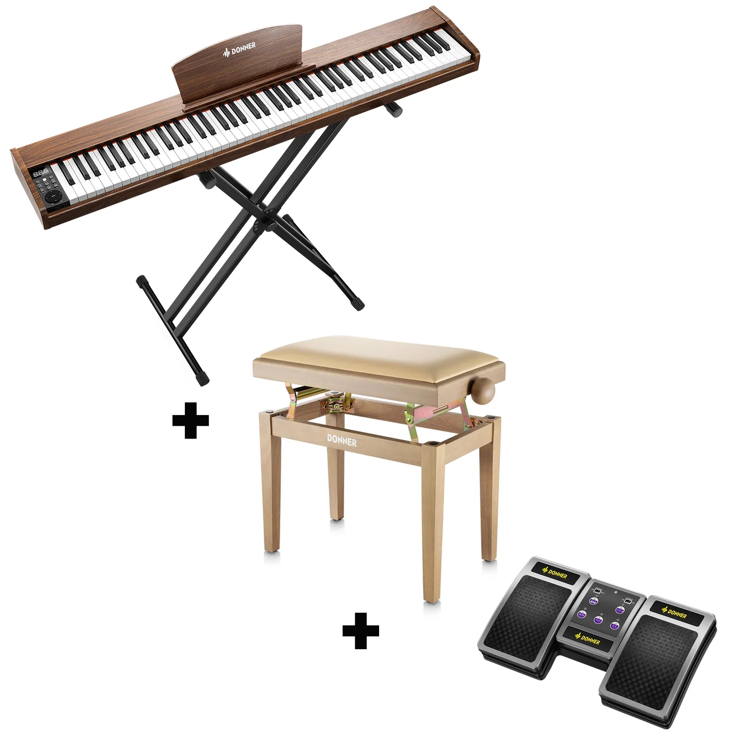 Donner DEP-1S Piano digital con teclado semi-pesado - Image 55